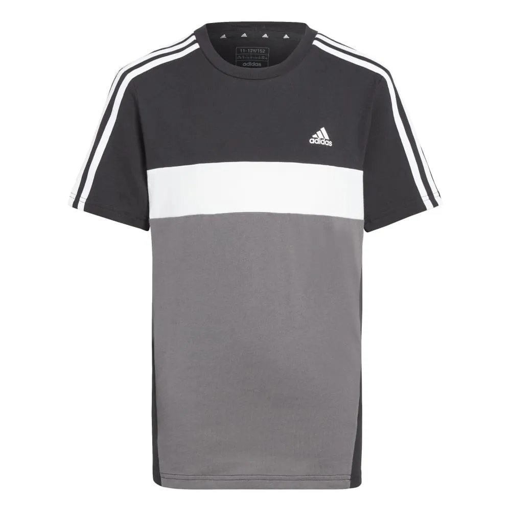 adidas Tiberio 3 Stripes Colorblock Cotton Kid's Tee