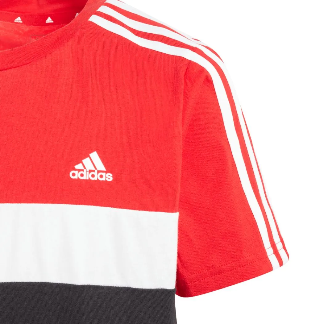 adidas Tiberio 3 Stripes Cotton Kid's Tee