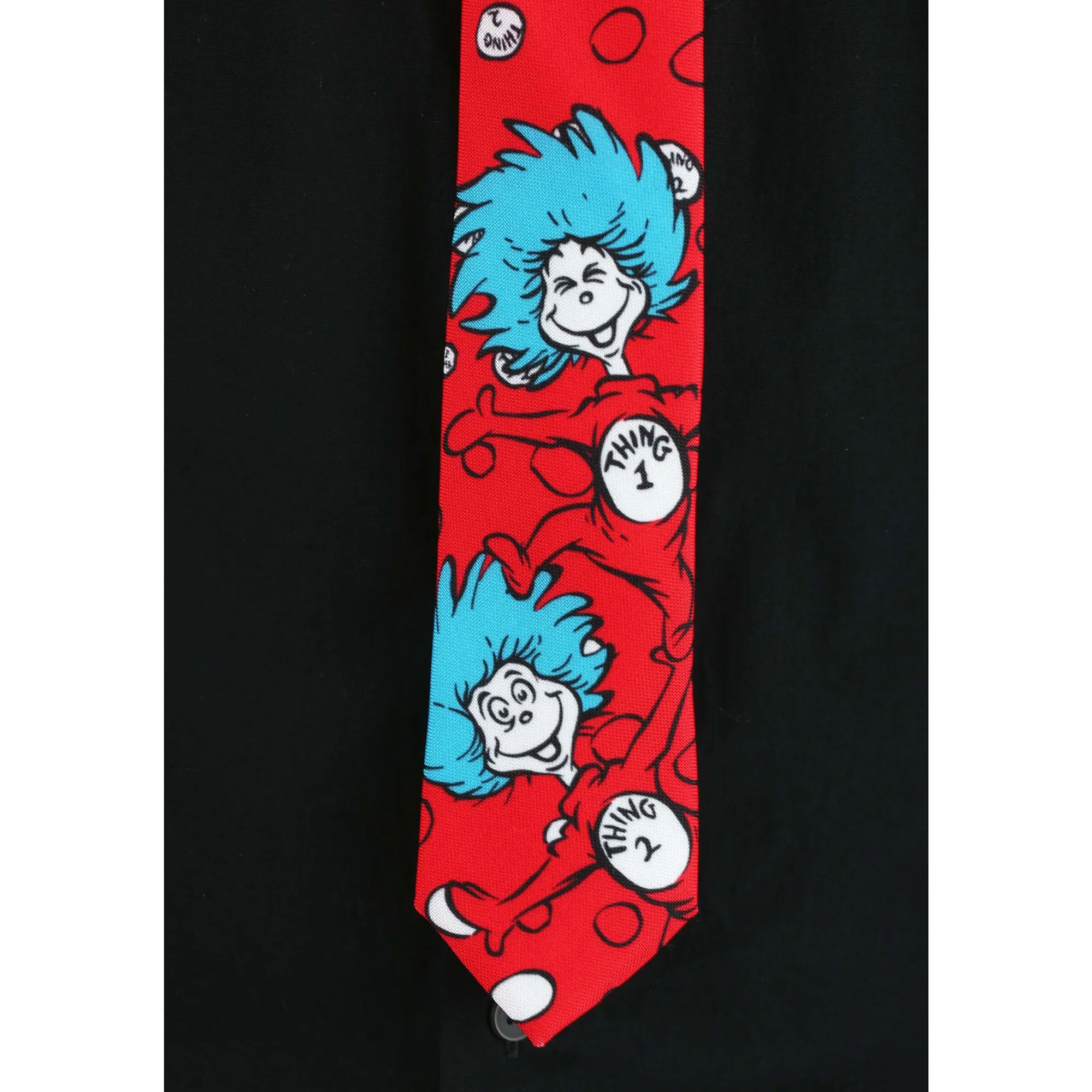 Adult Dr. Seuss Thing 1 & 2 Character Necktie