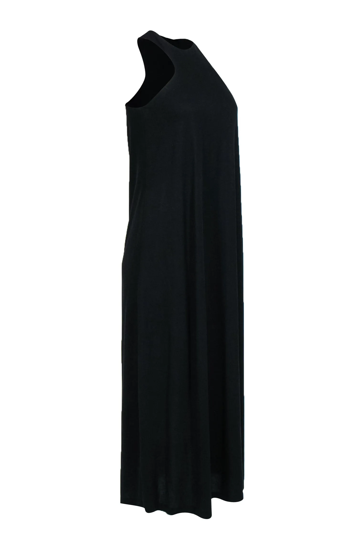 All Saints - Black Racer Top Maxi Dress Sz 2