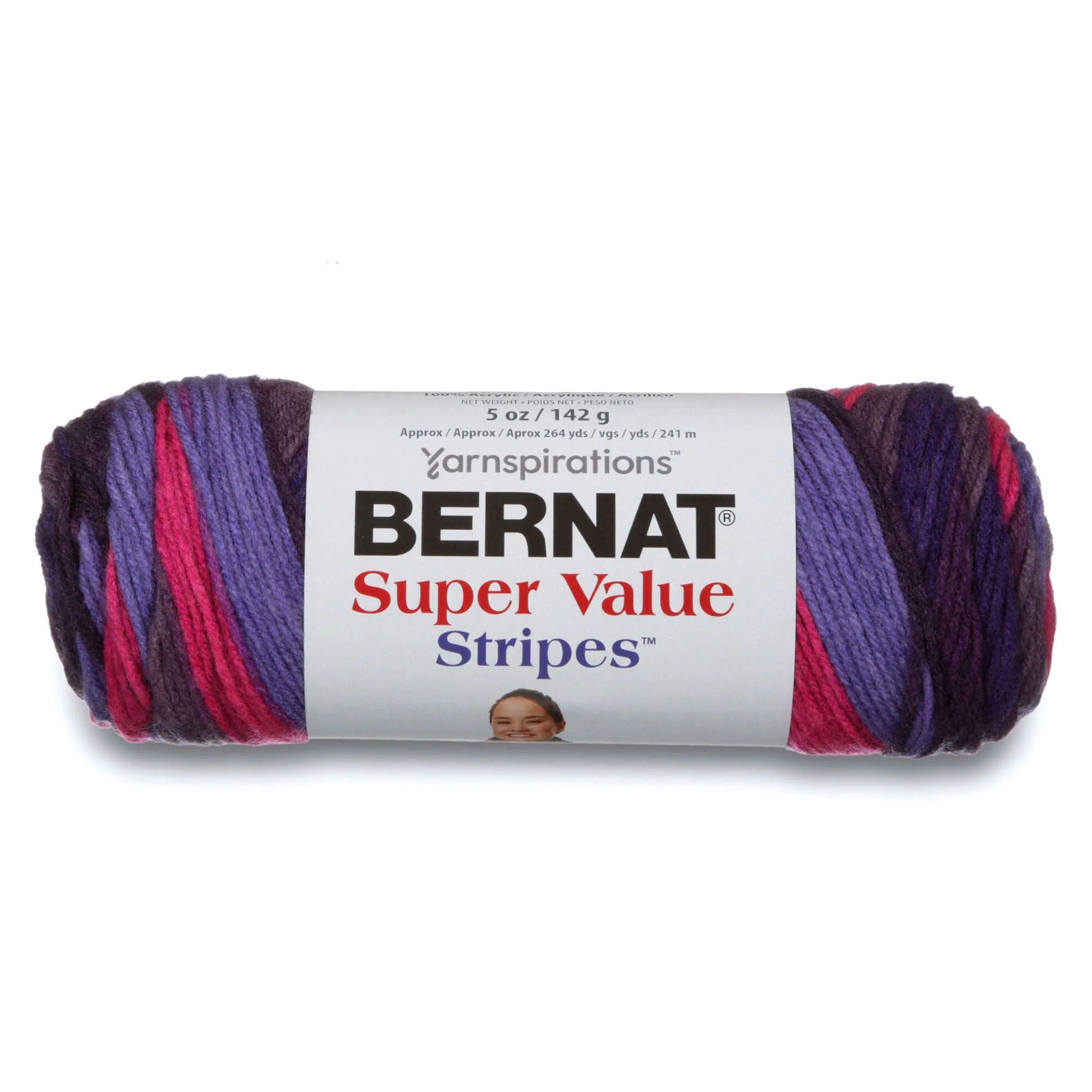 Bernat Super Value Stripes Yarn - Clearance Shades