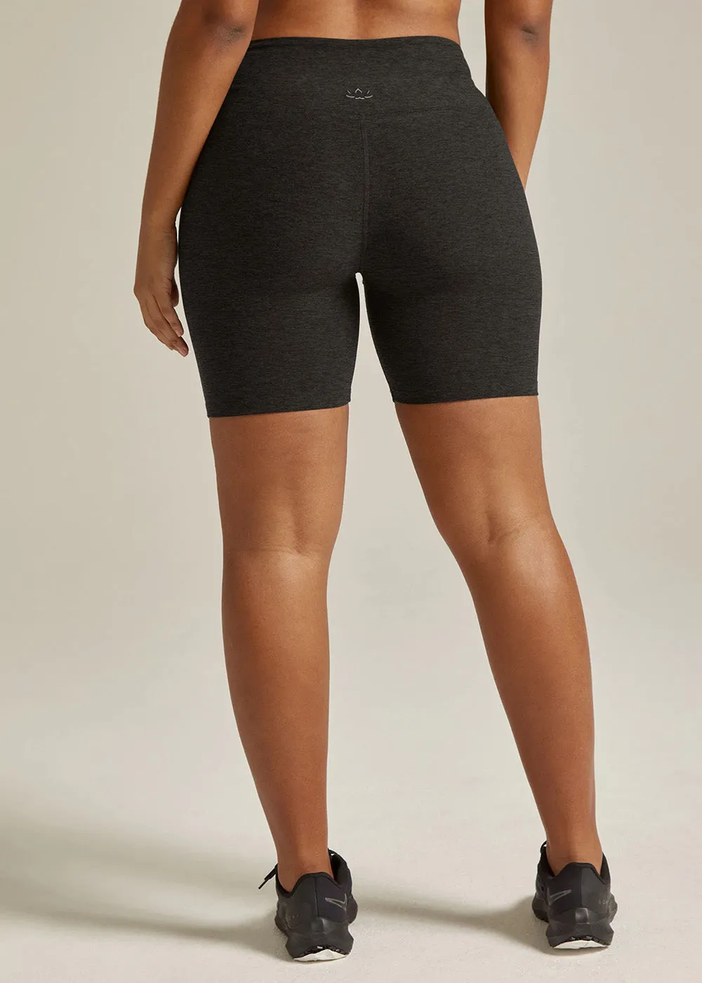 Beyond Yoga Spacedye High Waisted Biker Short - Darkest Night