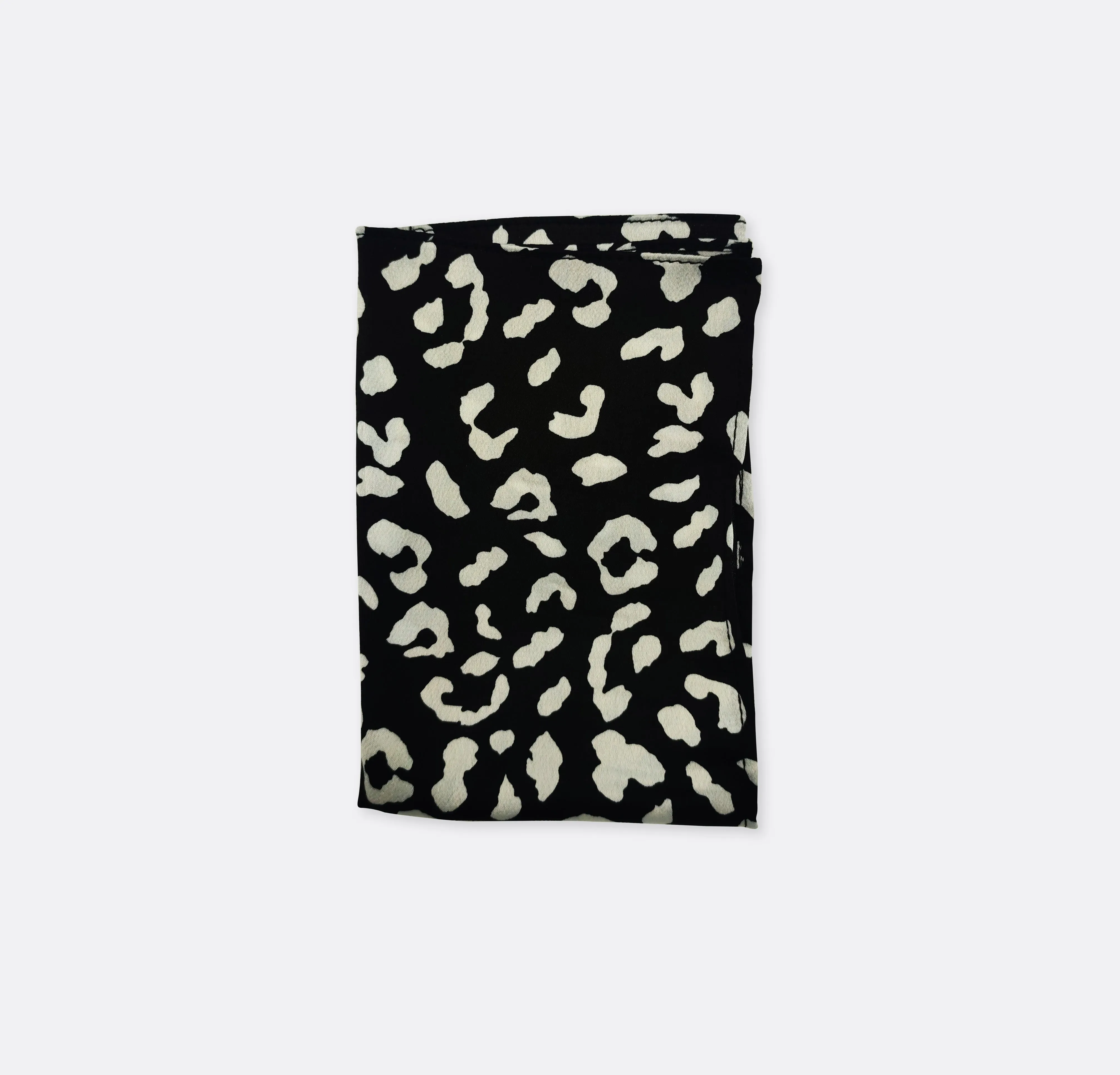 Black and White Leopard SilK Pocket Squares