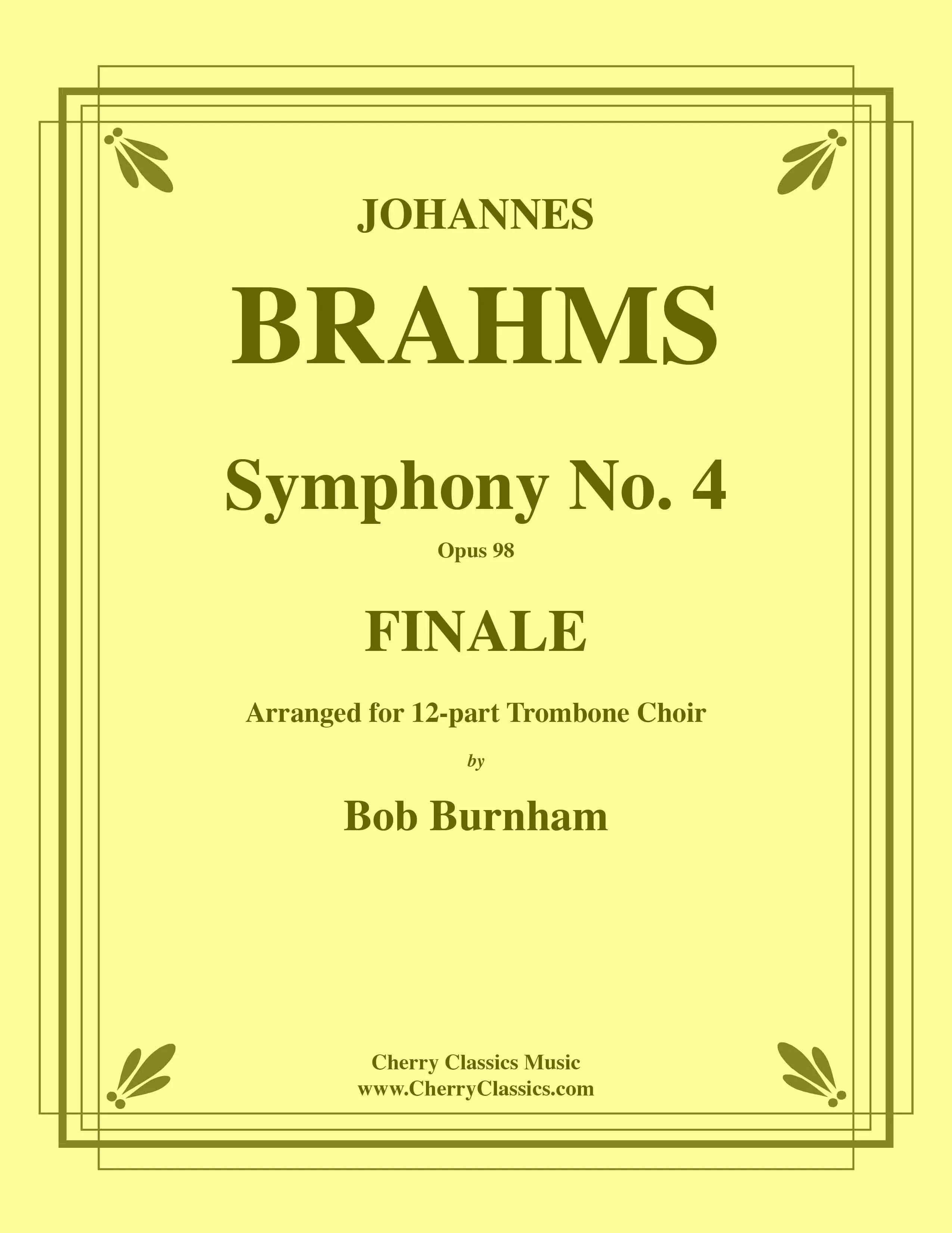 Brahms - Symphony No. 4 Finale for 12-part Trombone Choir