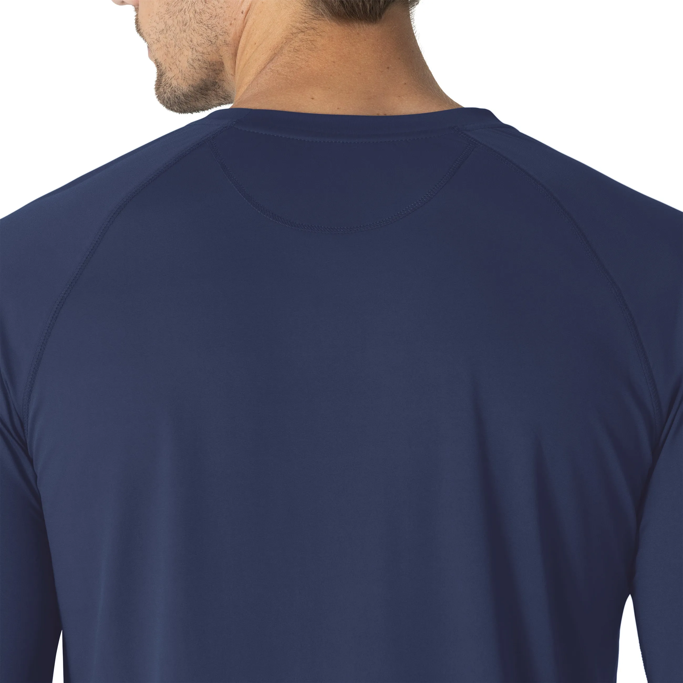 Carhartt Force Sub-Scrubs Men's Performance Long Sleeve Tee - Navy