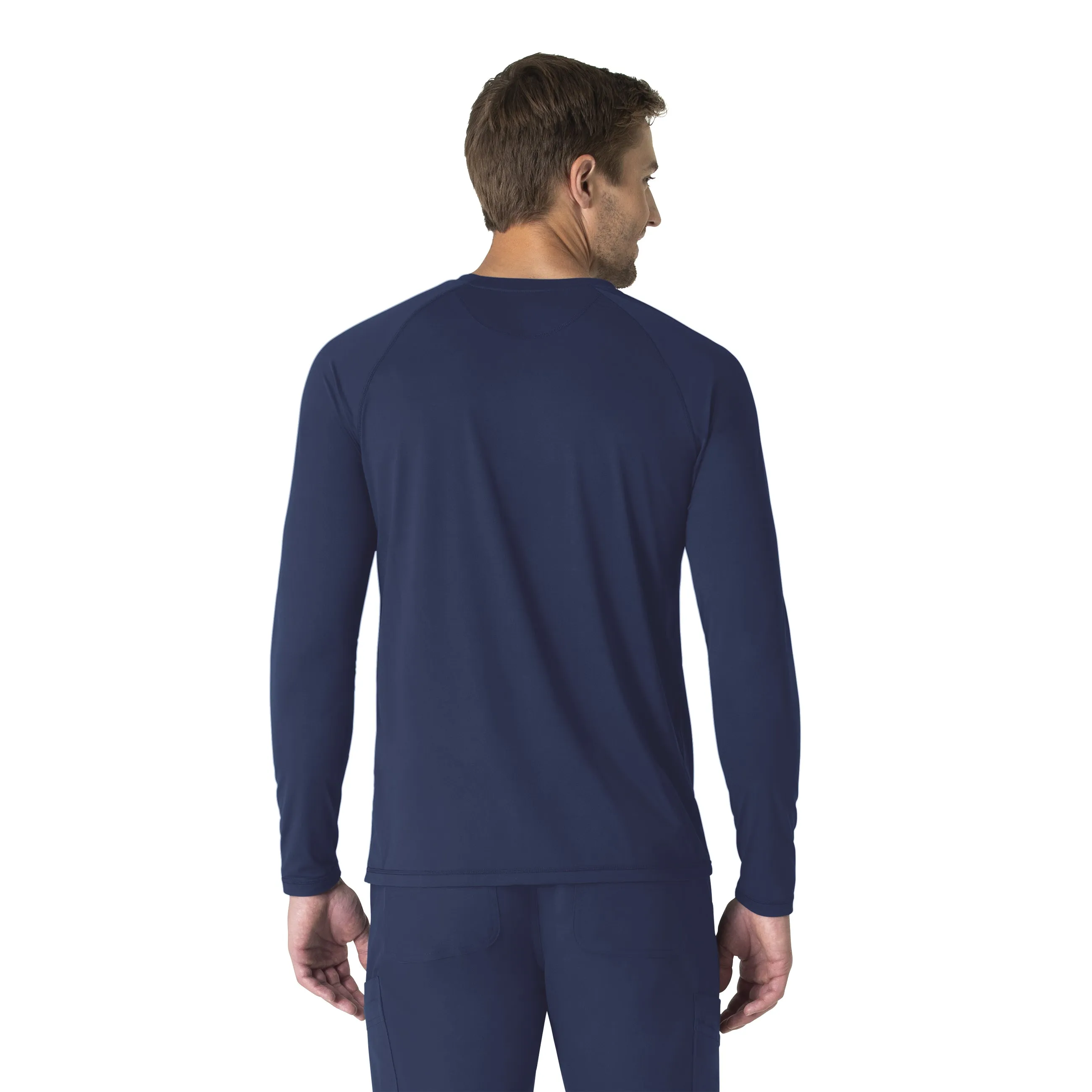 Carhartt Force Sub-Scrubs Men's Performance Long Sleeve Tee - Navy