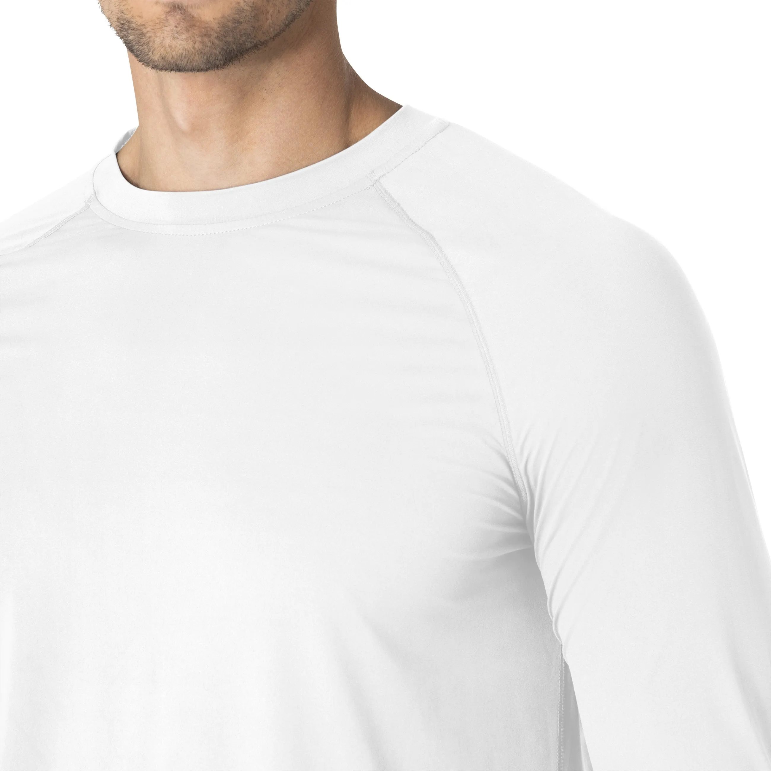 Carhartt Force Sub-Scrubs Men's Performance Long Sleeve Tee - White