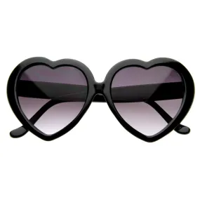 Celebrity Novelty Angel Heart Shape Sunglasses 8182