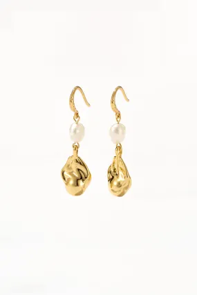 Chunky Glamour Pearl Drop Earrings