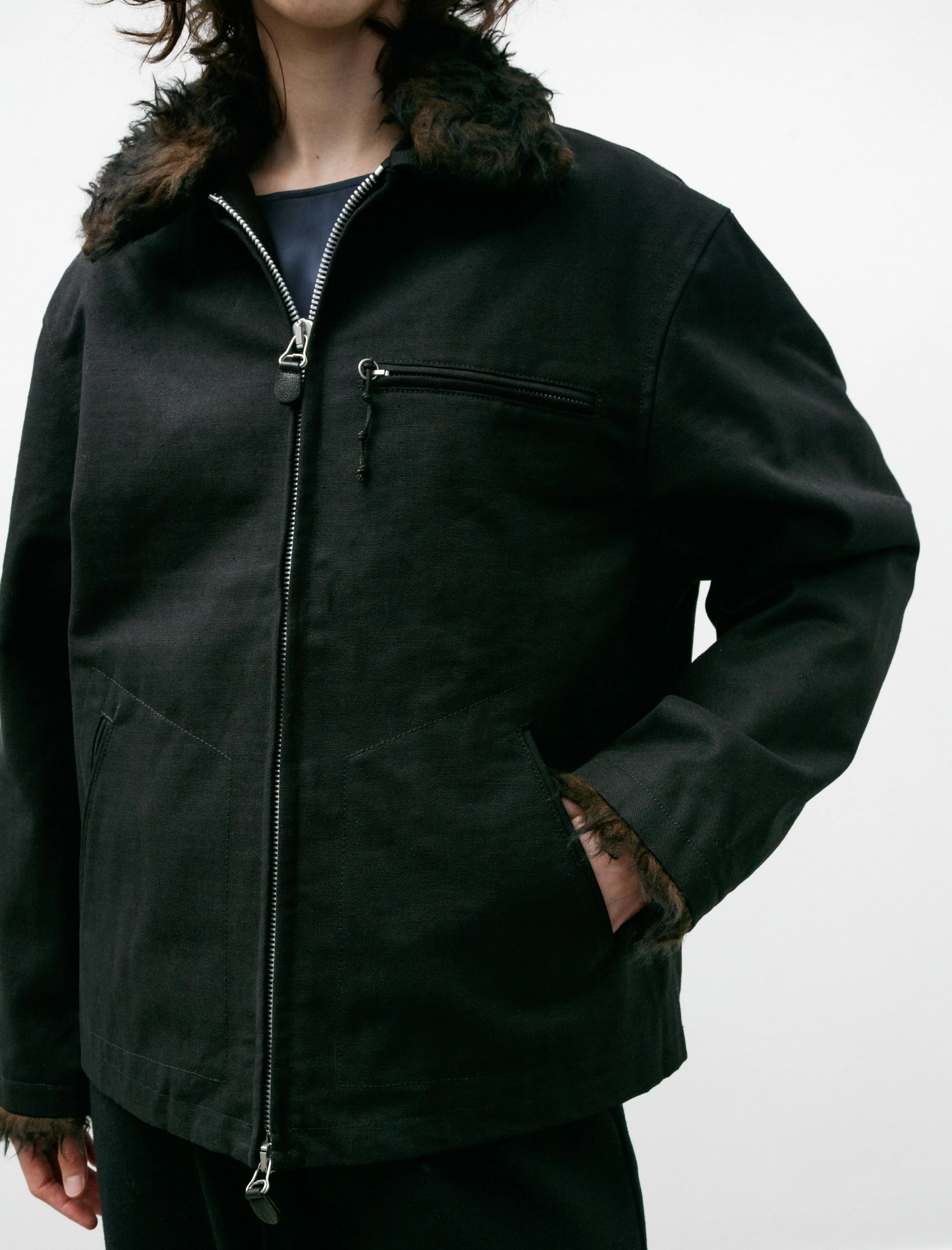 Constructor Jacket Black Canvas