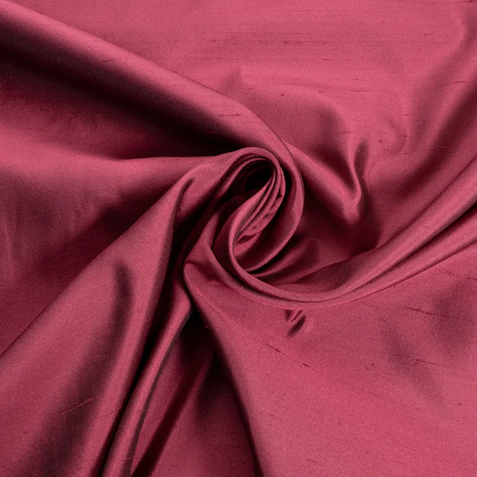 Deep Raspberry Pure Silk Shantung