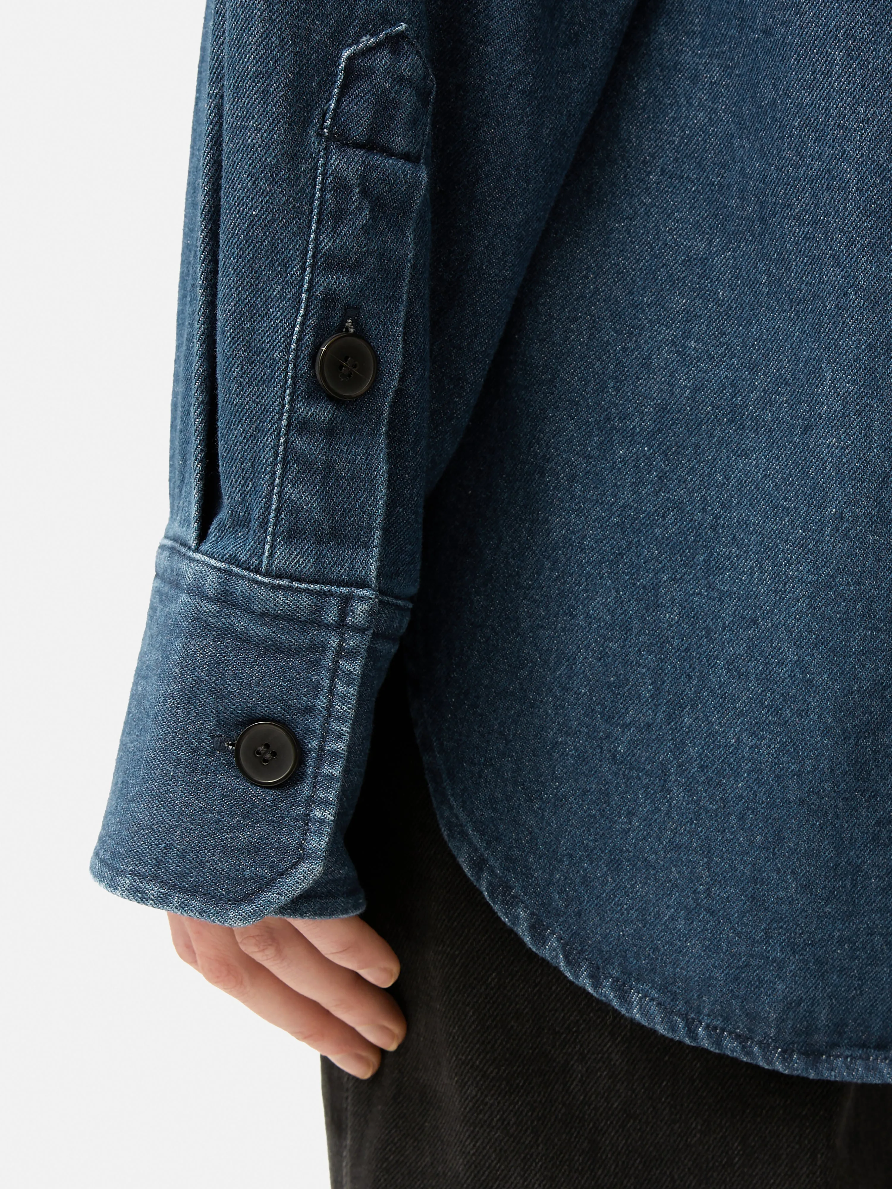 Denim Relaxed Shirt | Indigo