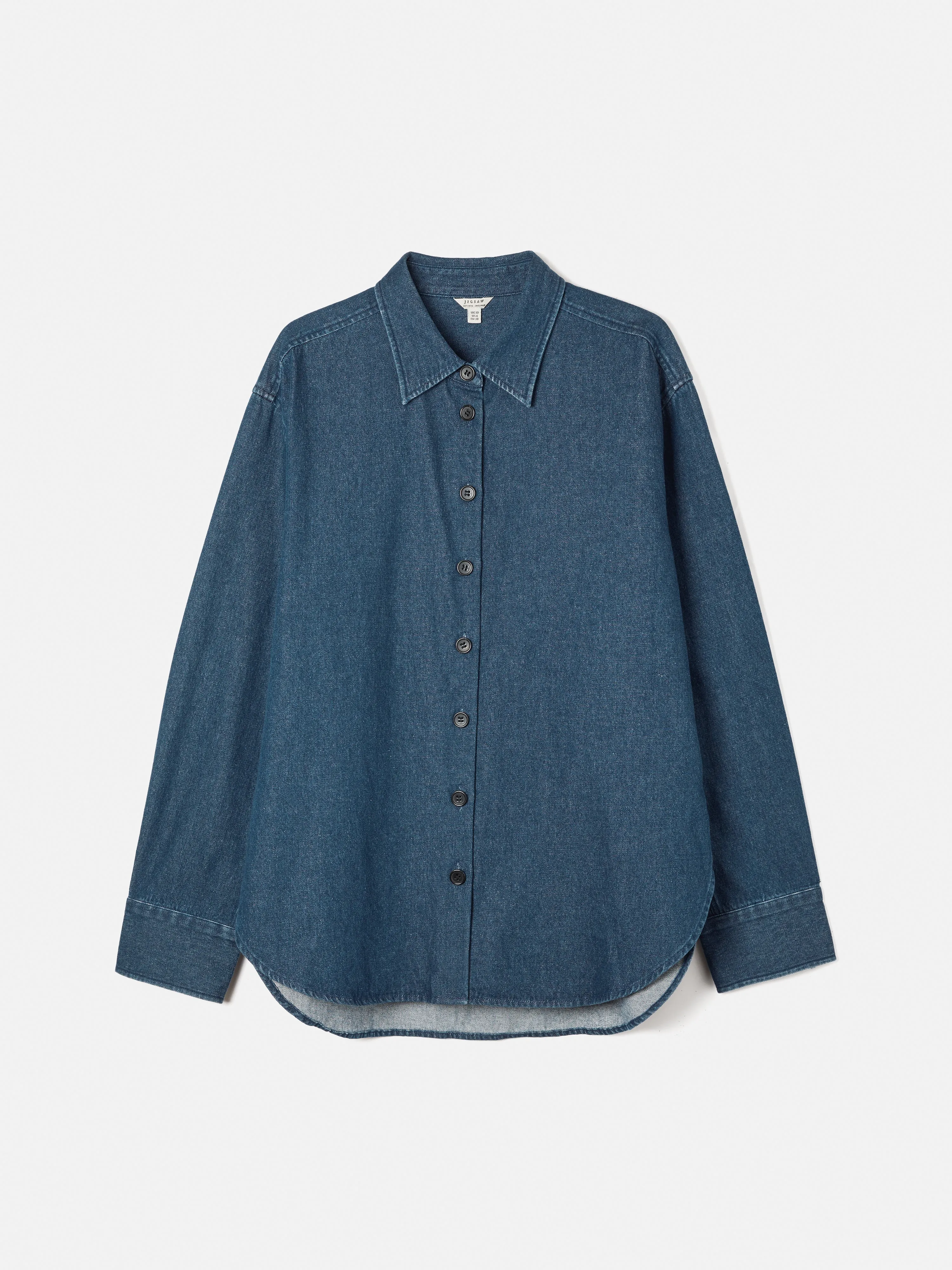 Denim Relaxed Shirt | Indigo