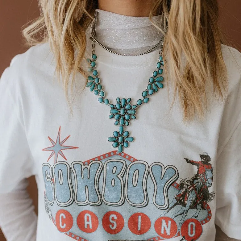 Desert Blossom Turquoise Necklace