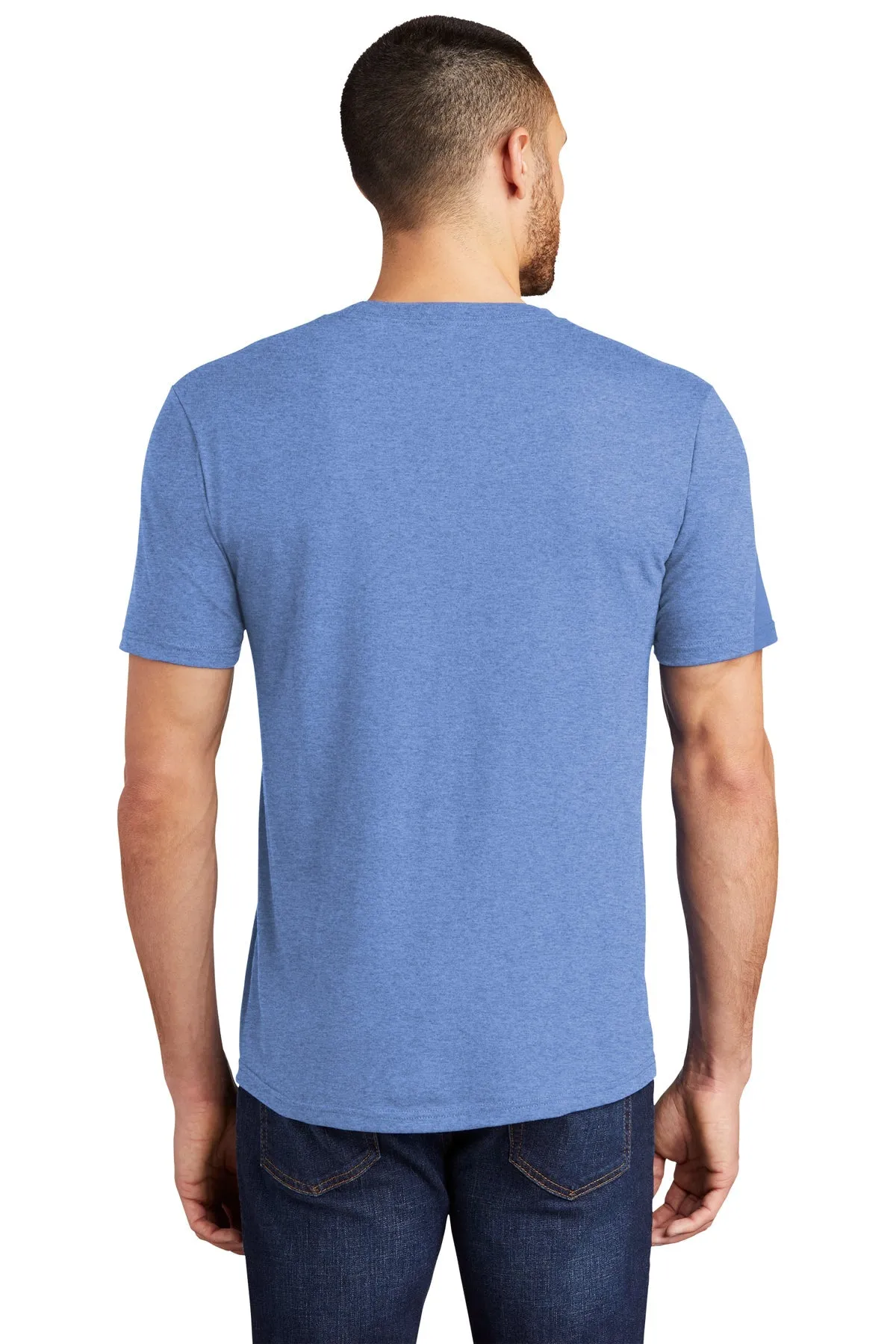 District Made Mens Perfect Tri Crew Tee's, Maritime Frost