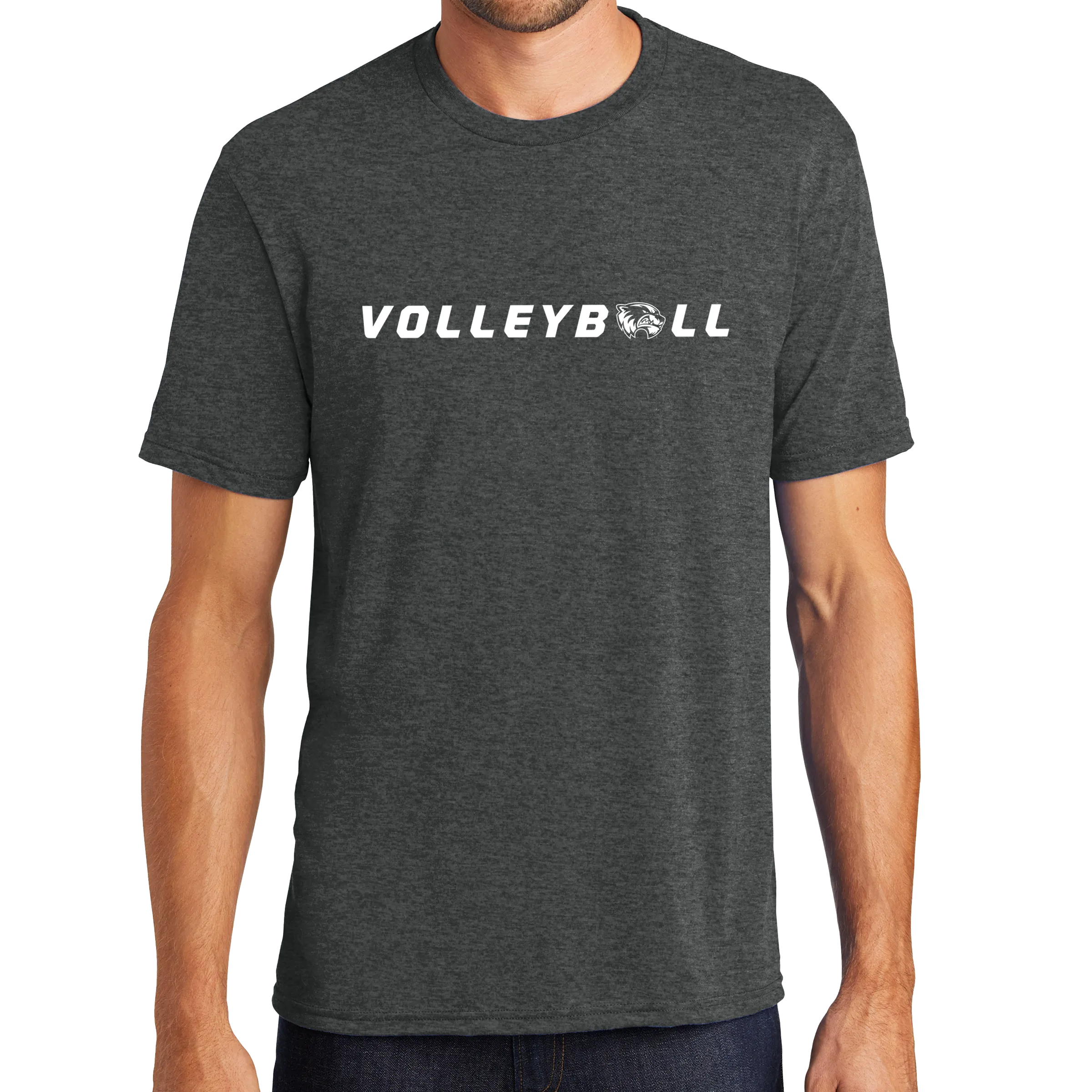 District Perfect Tri Tee - Volleyball Head