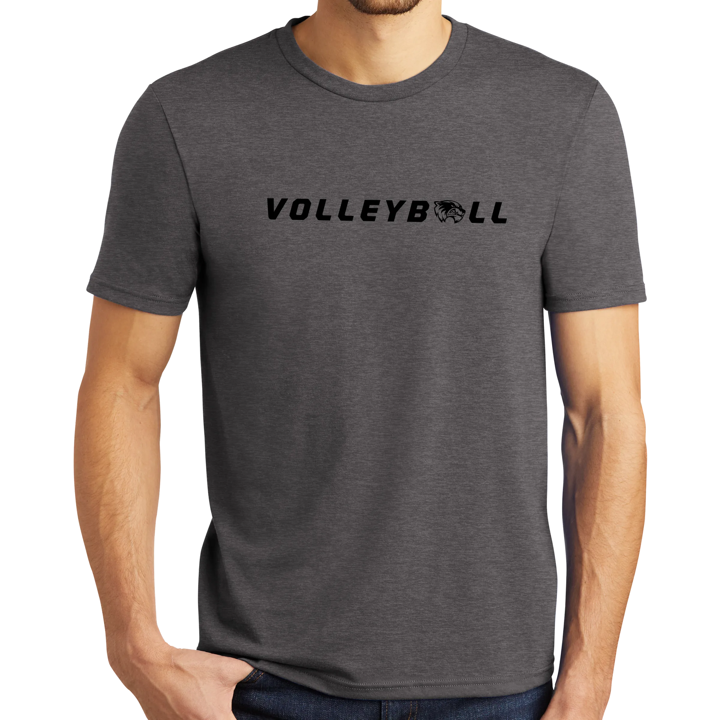 District Perfect Tri Tee - Volleyball Head