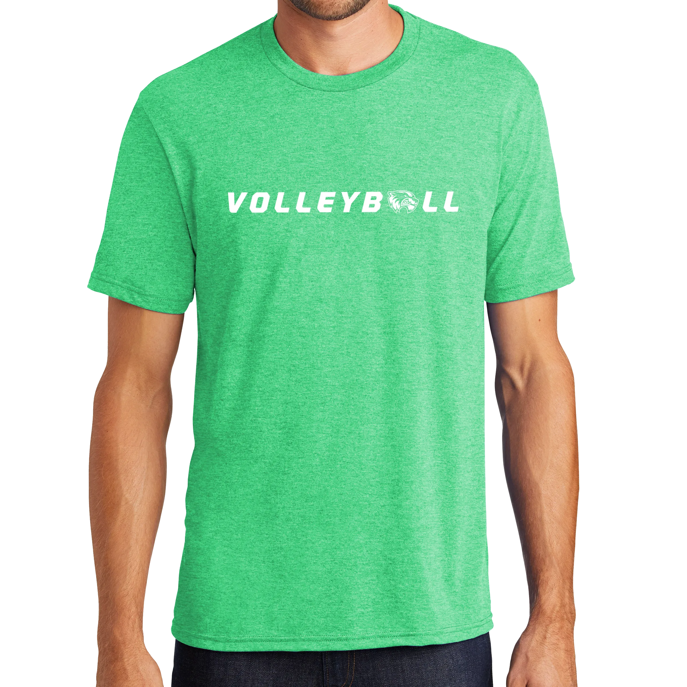 District Perfect Tri Tee - Volleyball Head