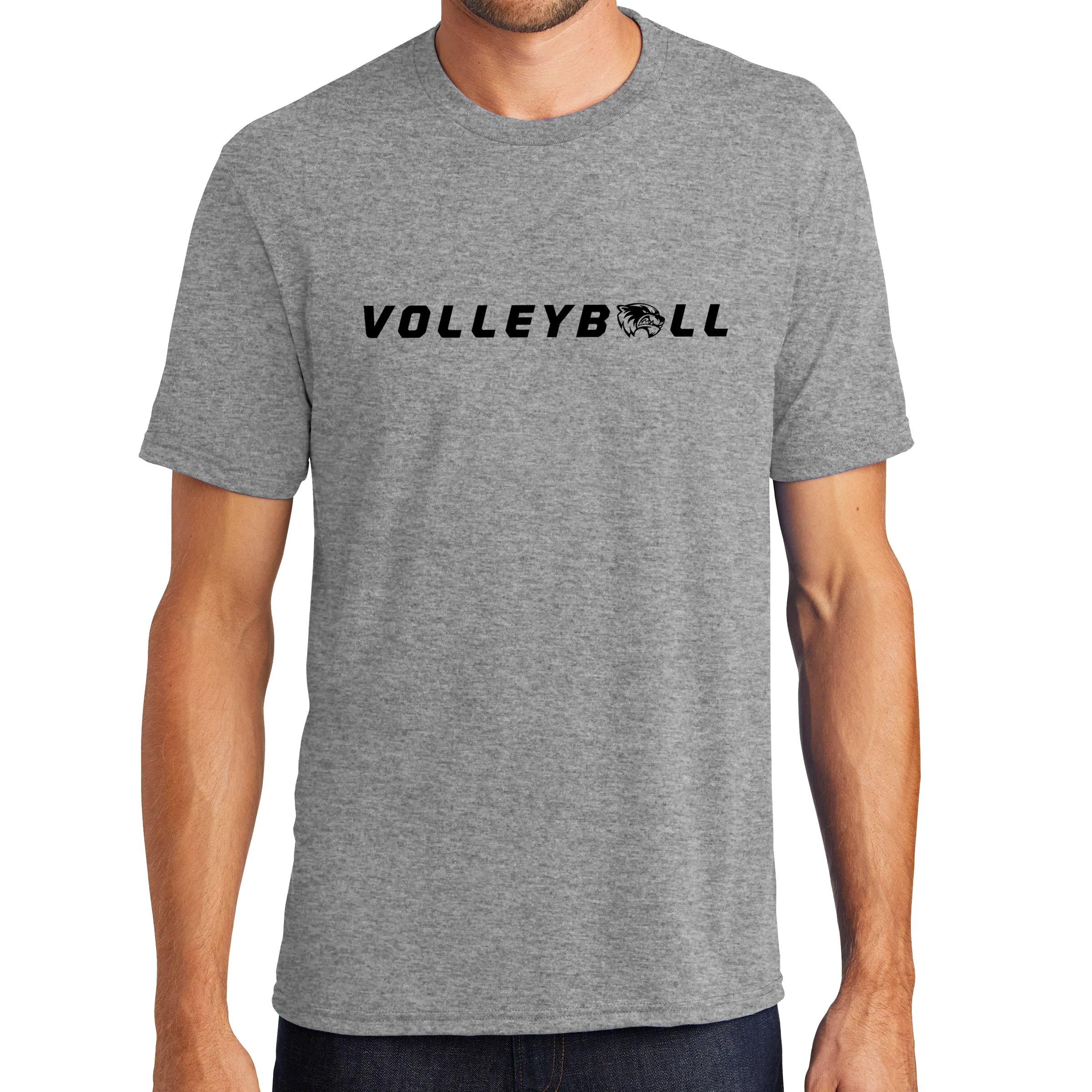 District Perfect Tri Tee - Volleyball Head