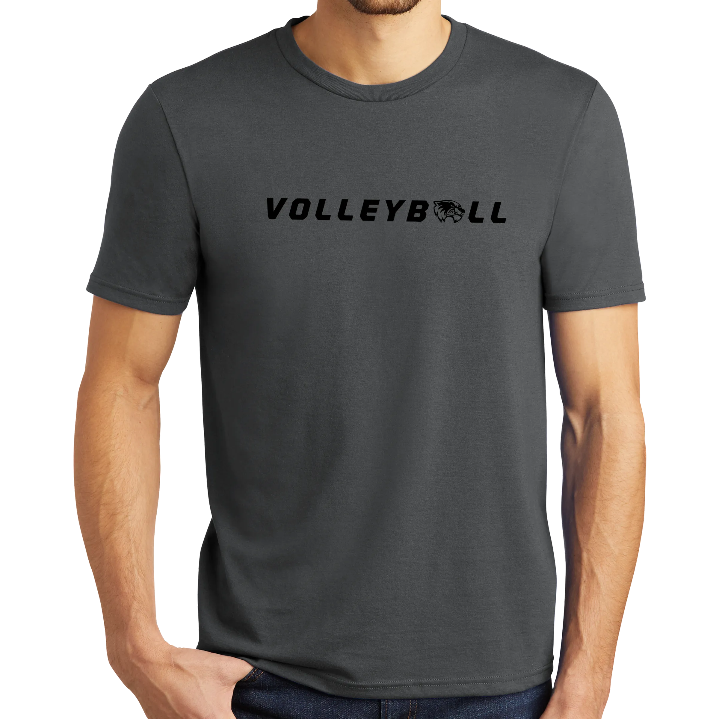 District Perfect Tri Tee - Volleyball Head