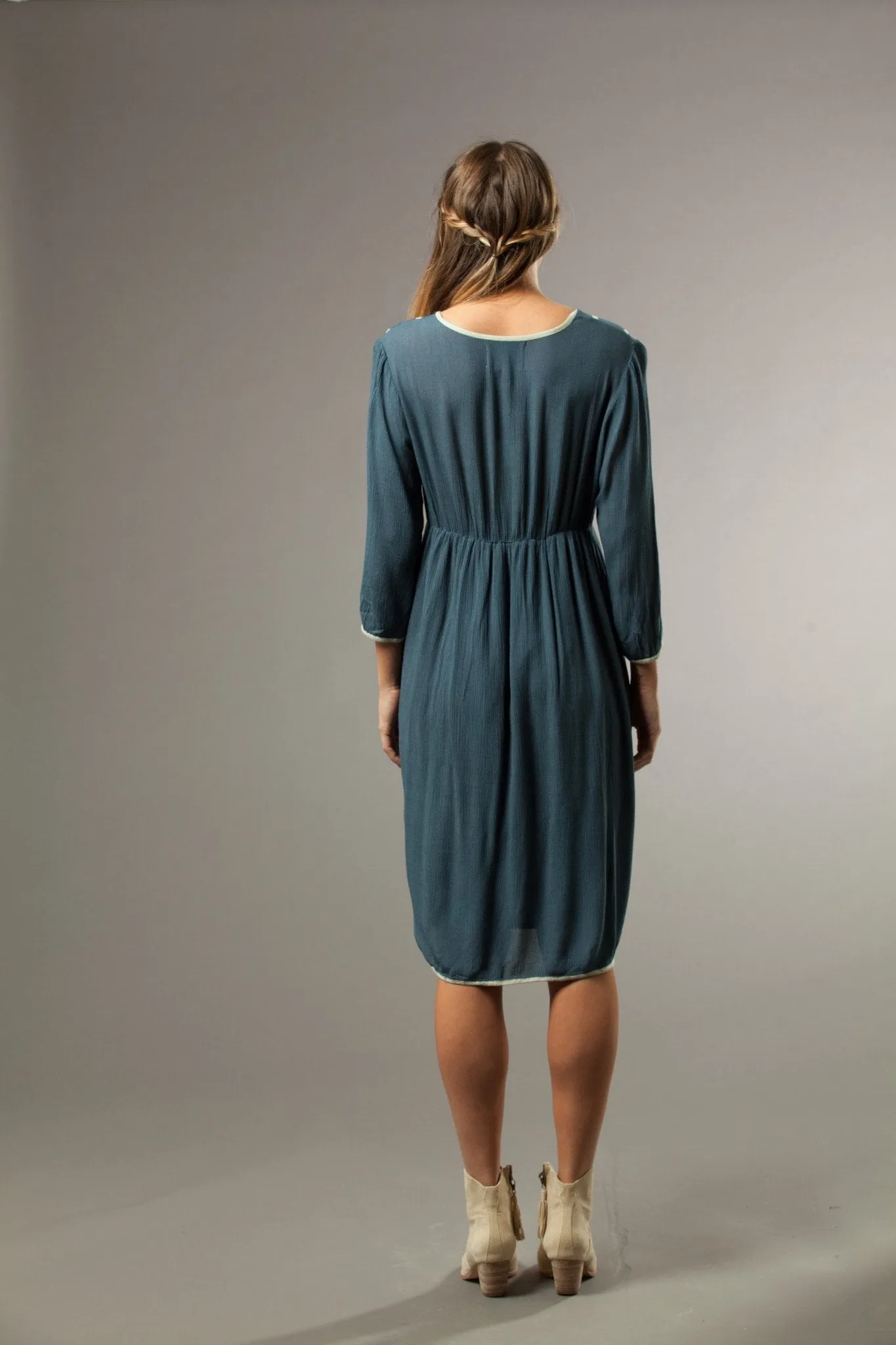 Dress in Vint Blue - Vanessa Dress