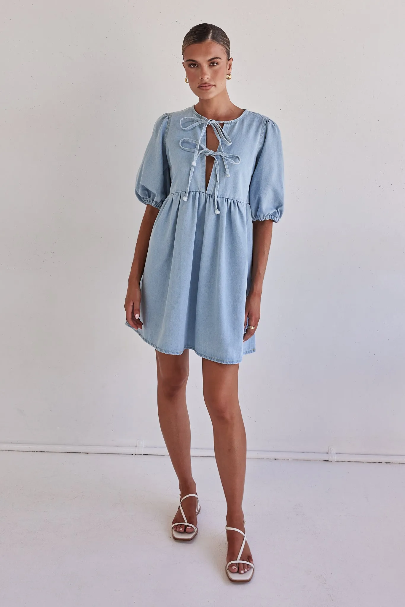 Dulcie Mini Dress (Light Blue)