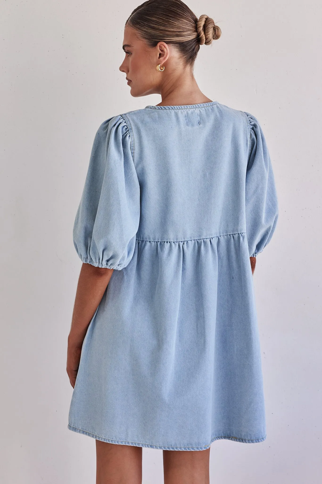 Dulcie Mini Dress (Light Blue)