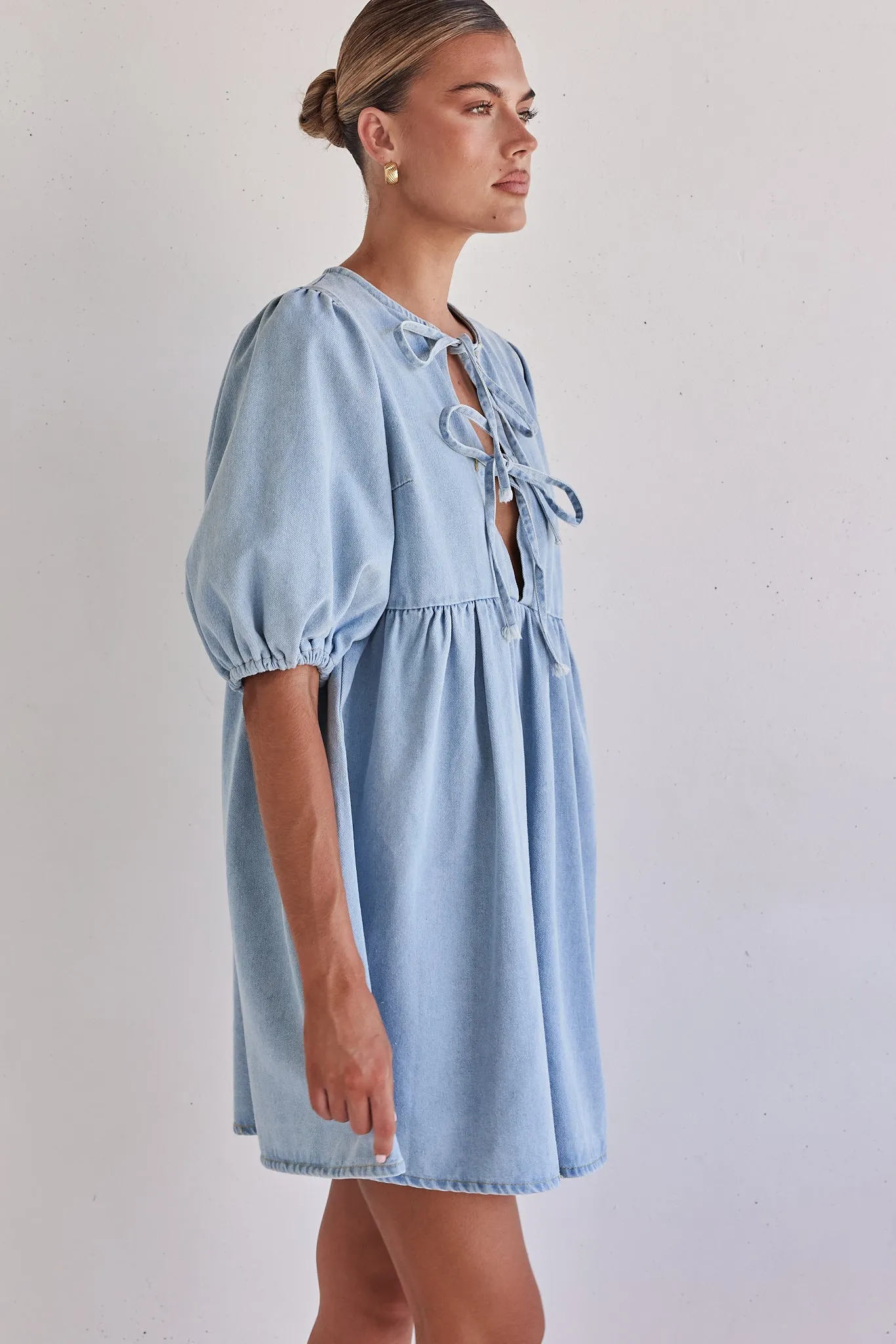 Dulcie Mini Dress (Light Blue)