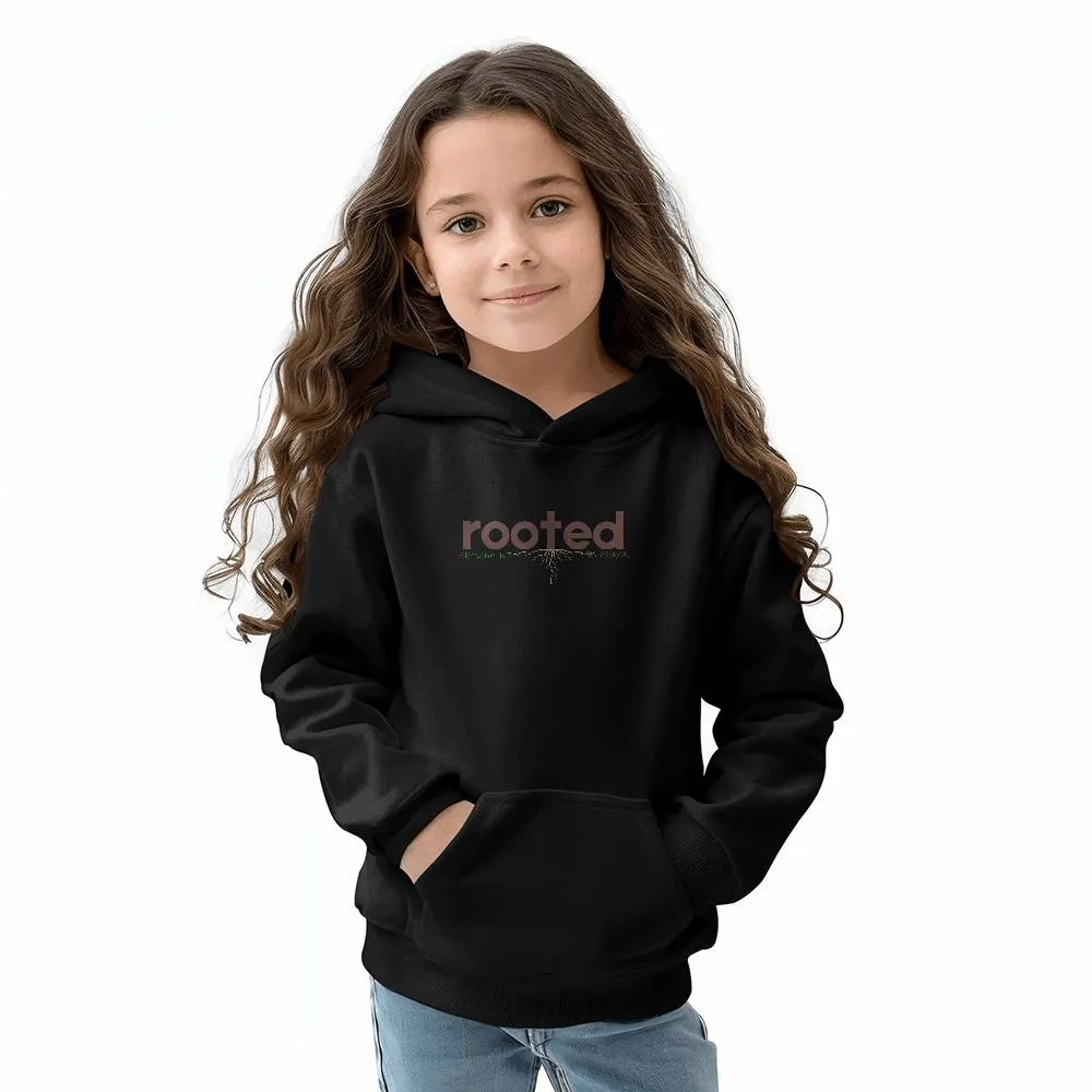 ELEVATED SPIRIT | ROOTED GROWING IN HIS GRACE YOUTH CHRISTIAN HOODIE