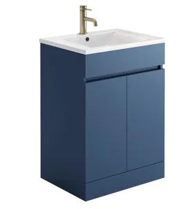 Empire 600mm Vanity Unit Matt Twilight Blue