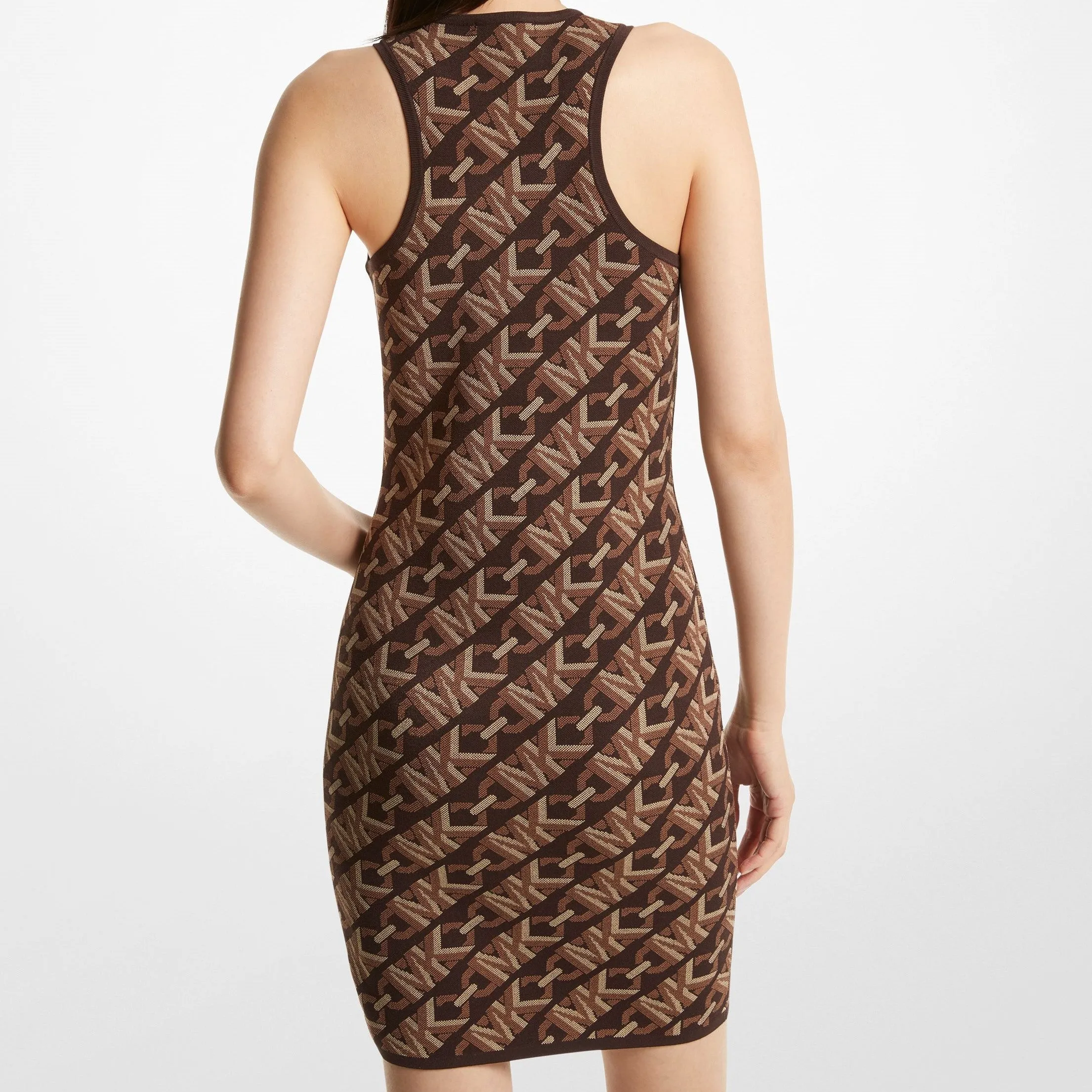 Empire Signature Logo Jacquard Tank Dress