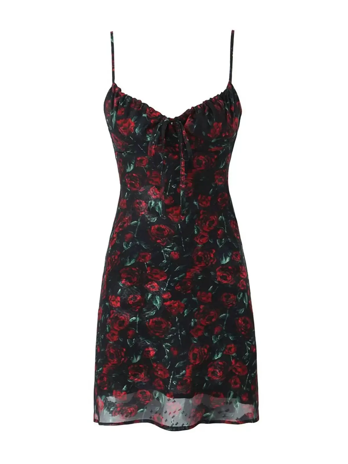 Enchanted Garden Rose Print Sundress