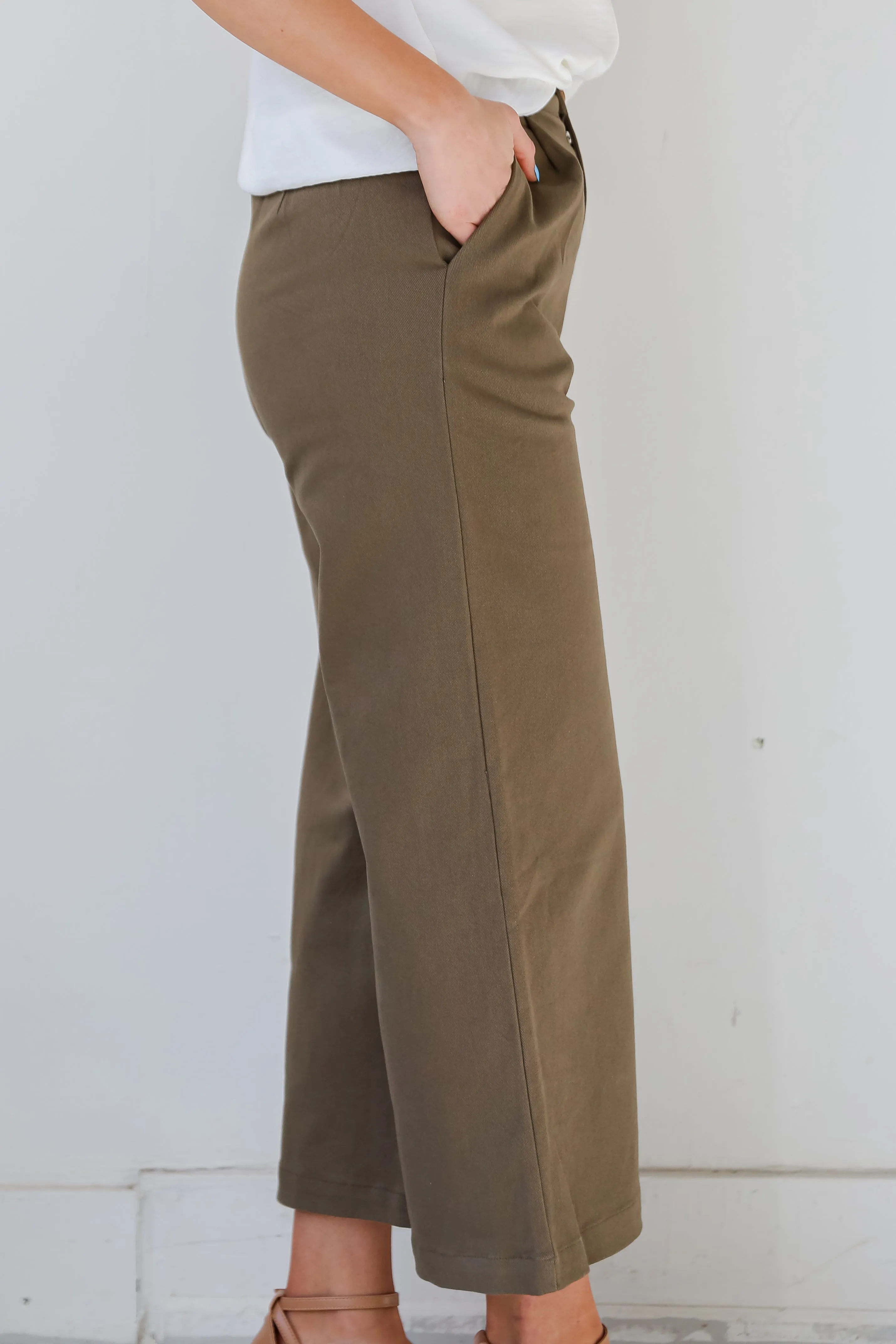 FINAL SALE - Confident Direction Wide Leg Pants