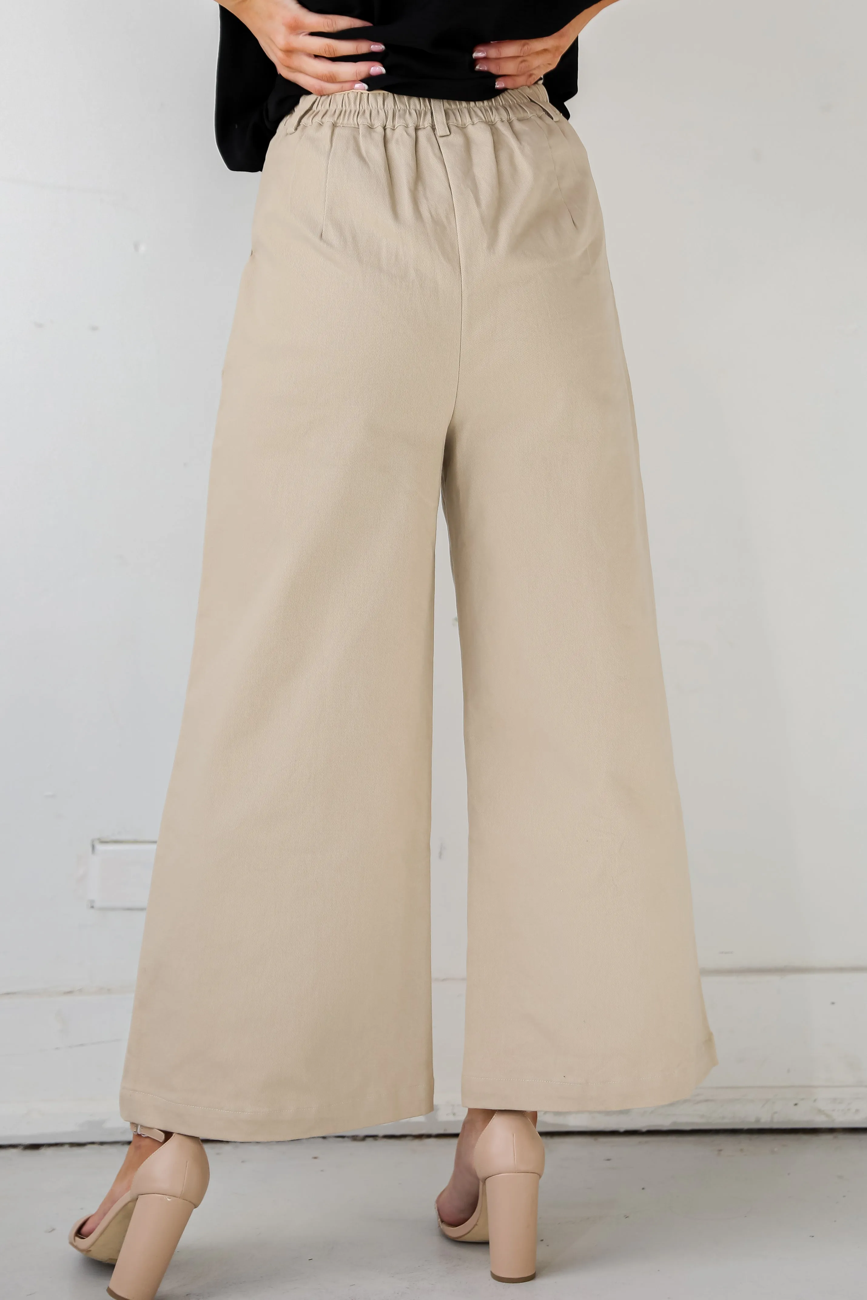 FINAL SALE - Confident Direction Wide Leg Pants