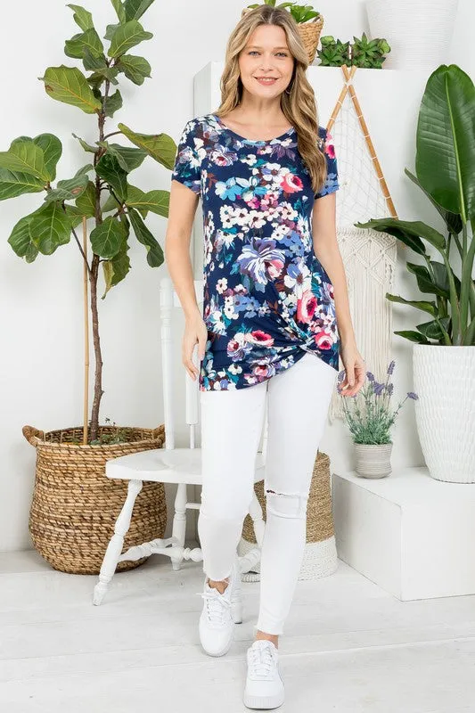 FLORAL TUNIC TOP