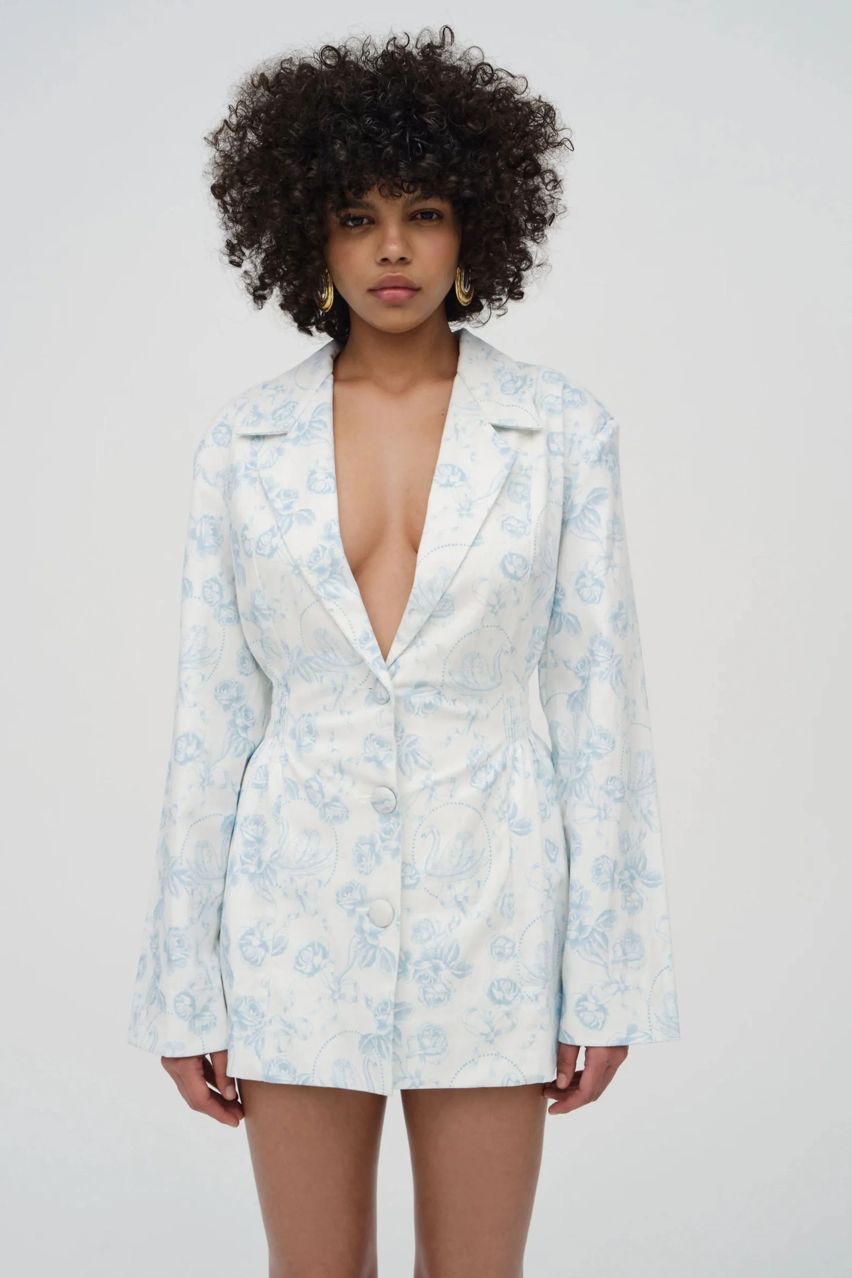 FOR LOVE & LEMONS | Chantal Blazer Dress - Blue