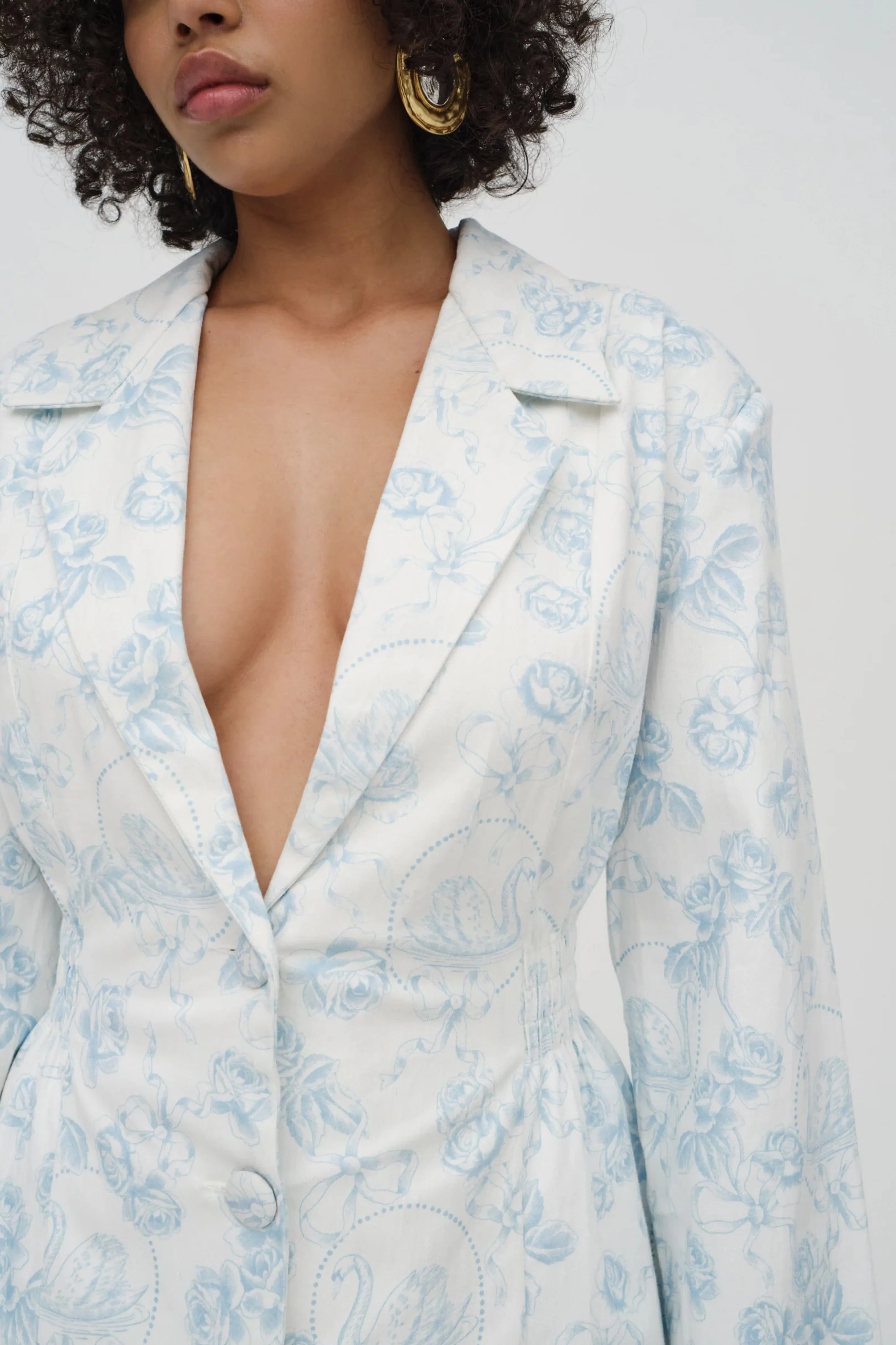 FOR LOVE & LEMONS | Chantal Blazer Dress - Blue