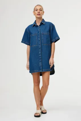 Freya Dress | Dark Denim