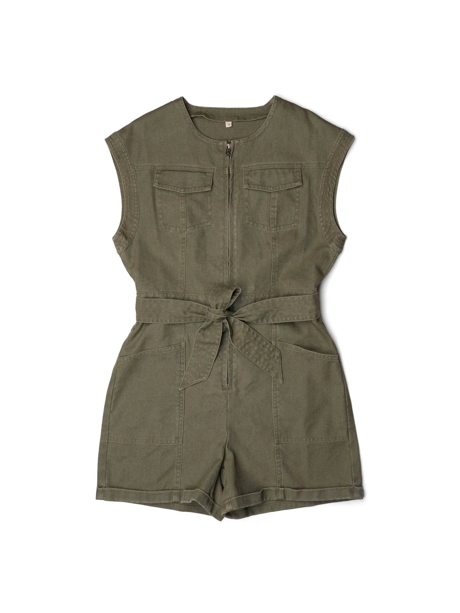 Hemp & Recycled Polyester & Organic Cotton Women's playsuit