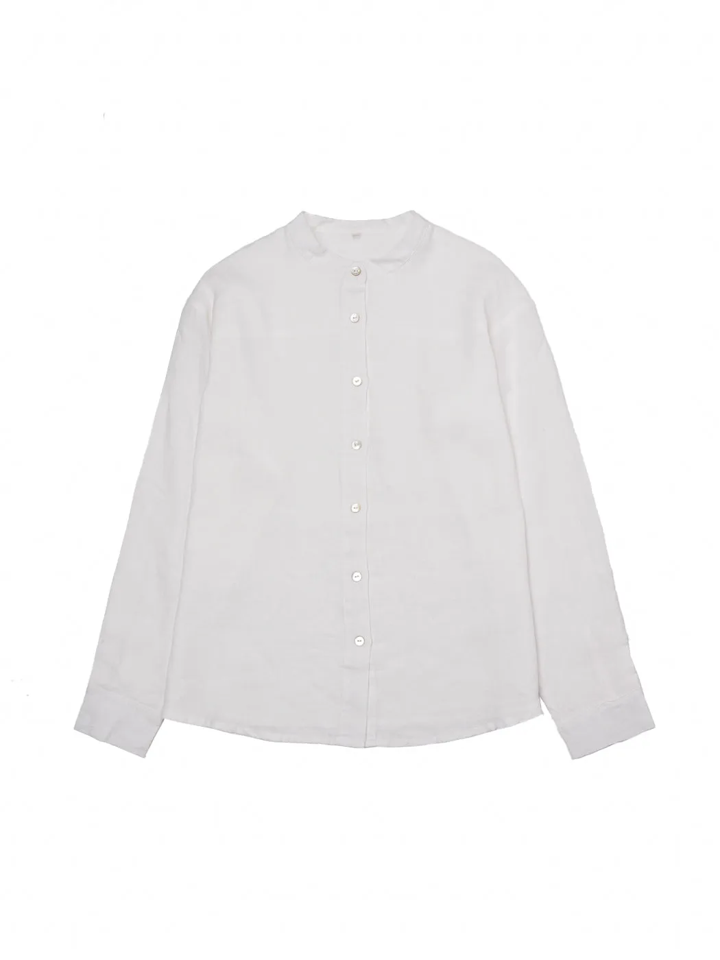 Hemp Women's Stand-up Collar Shirt