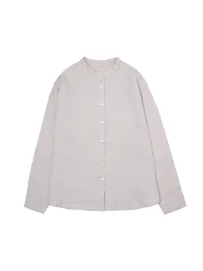 Hemp Women's Stand-up Collar Shirt