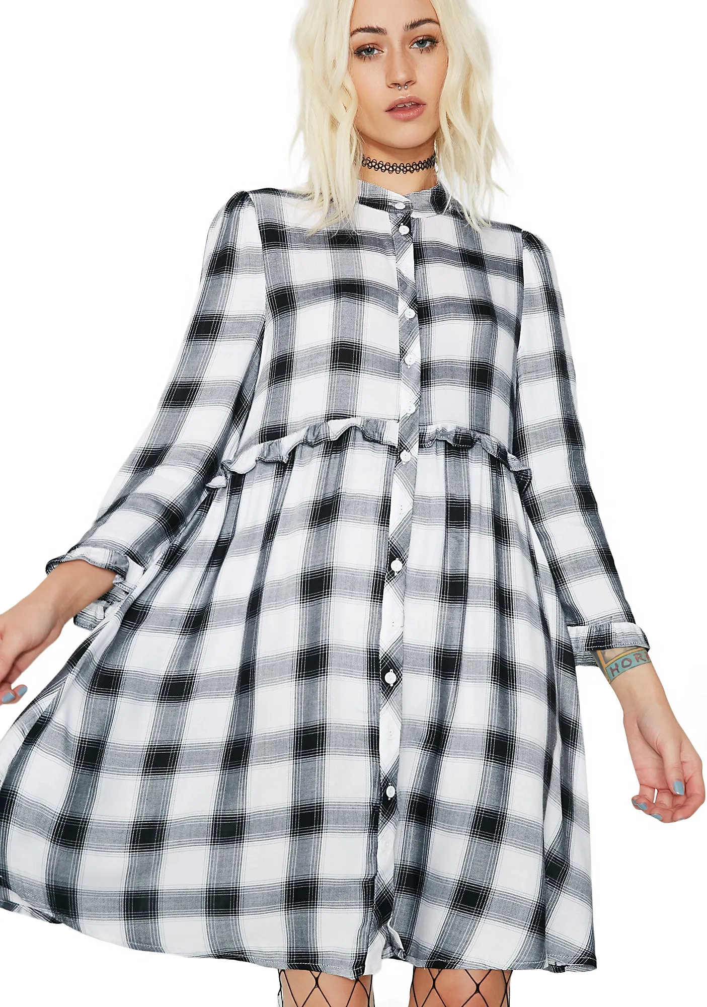 Honor Roll Button Up Dress