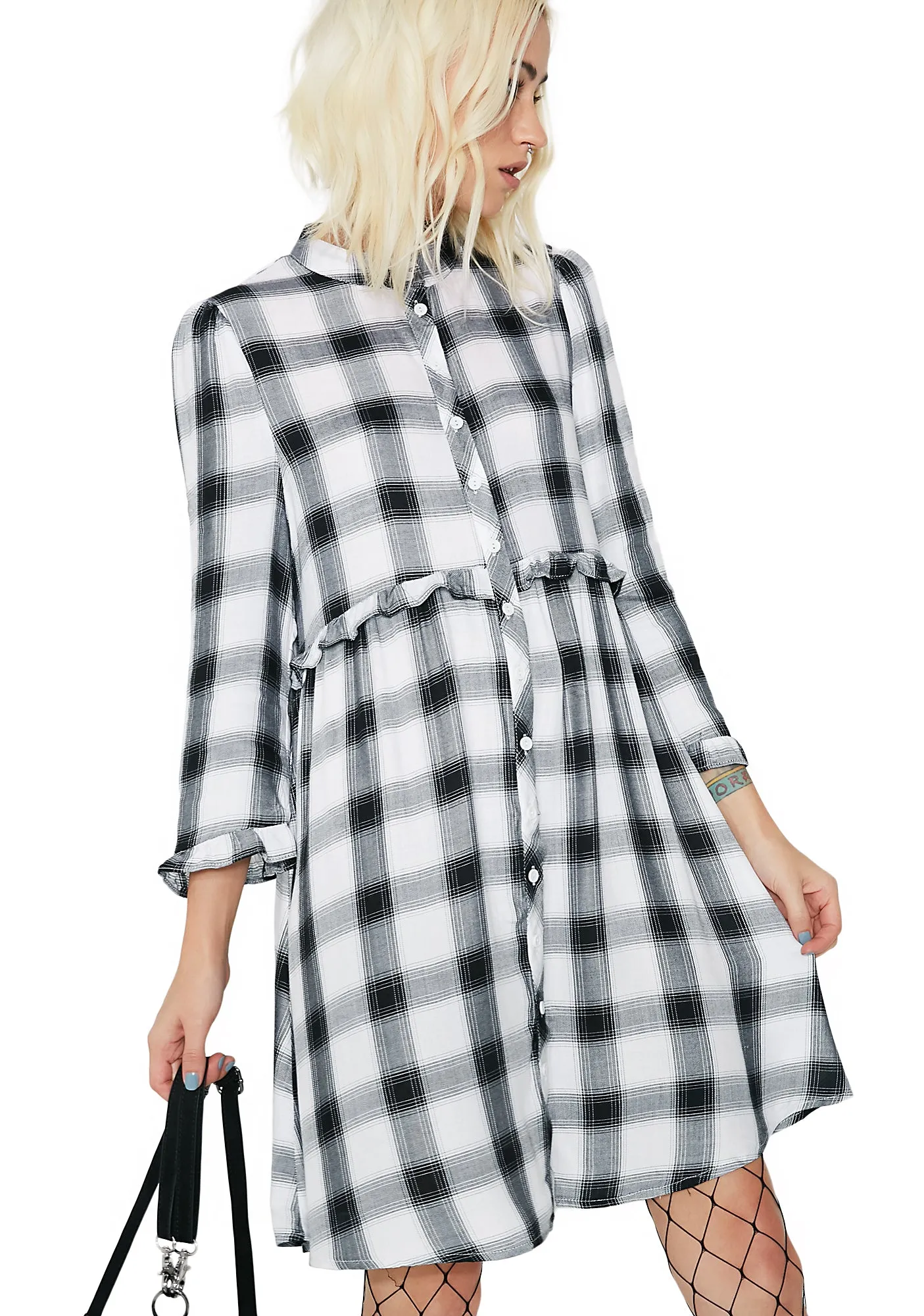 Honor Roll Button Up Dress