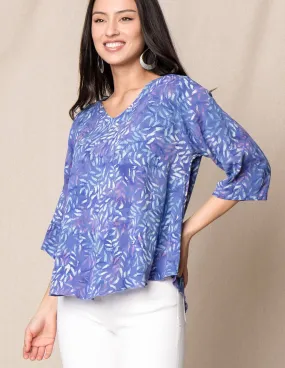 Indah Batik Tunic - Iris- Small Only