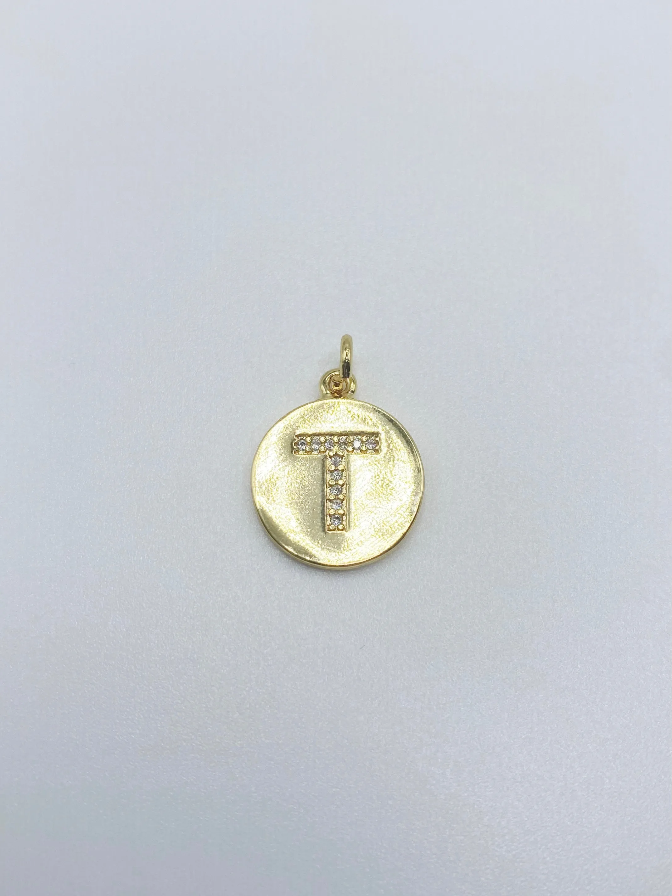 Initial Charm - Pave Circle