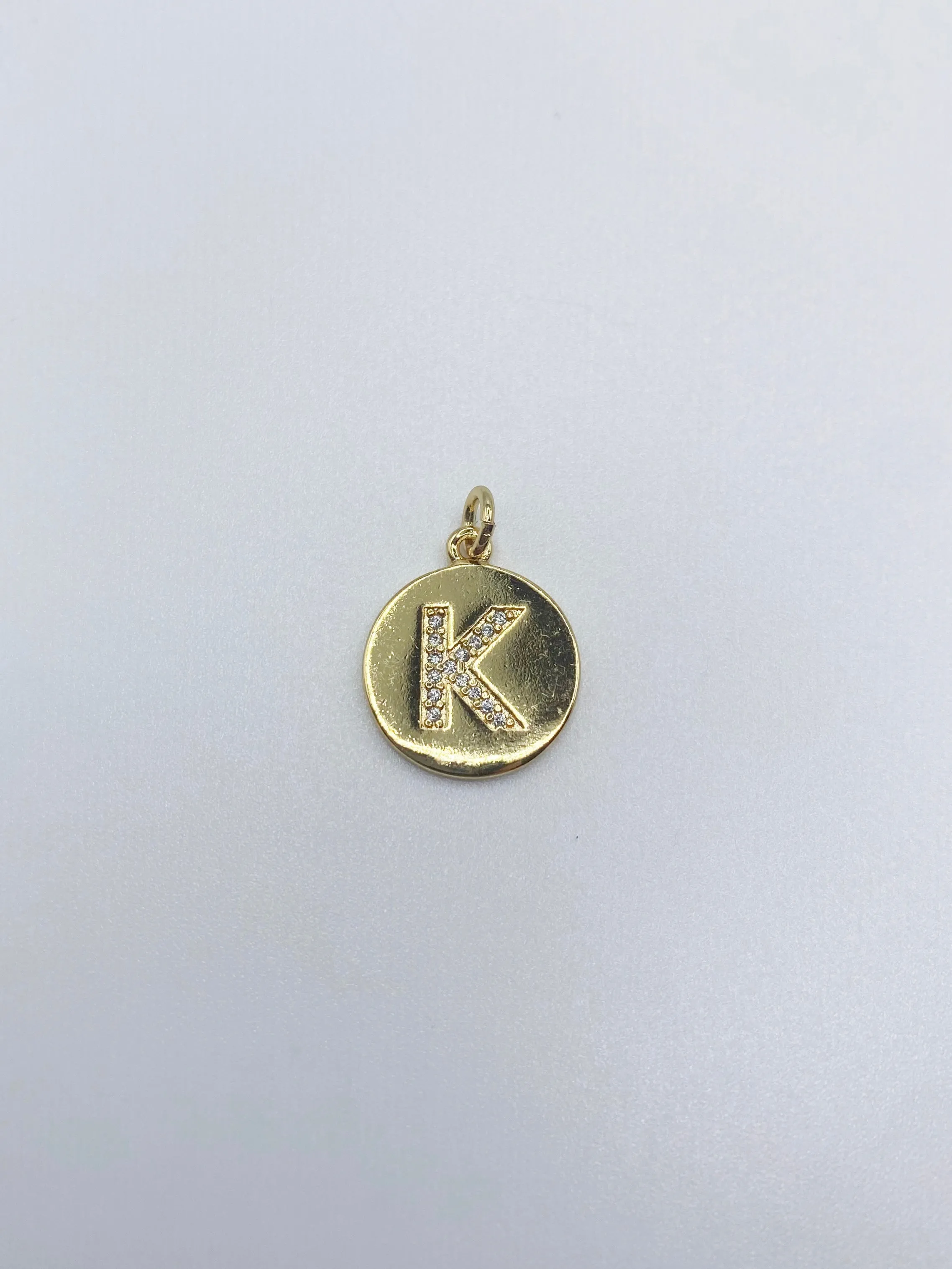 Initial Charm - Pave Circle