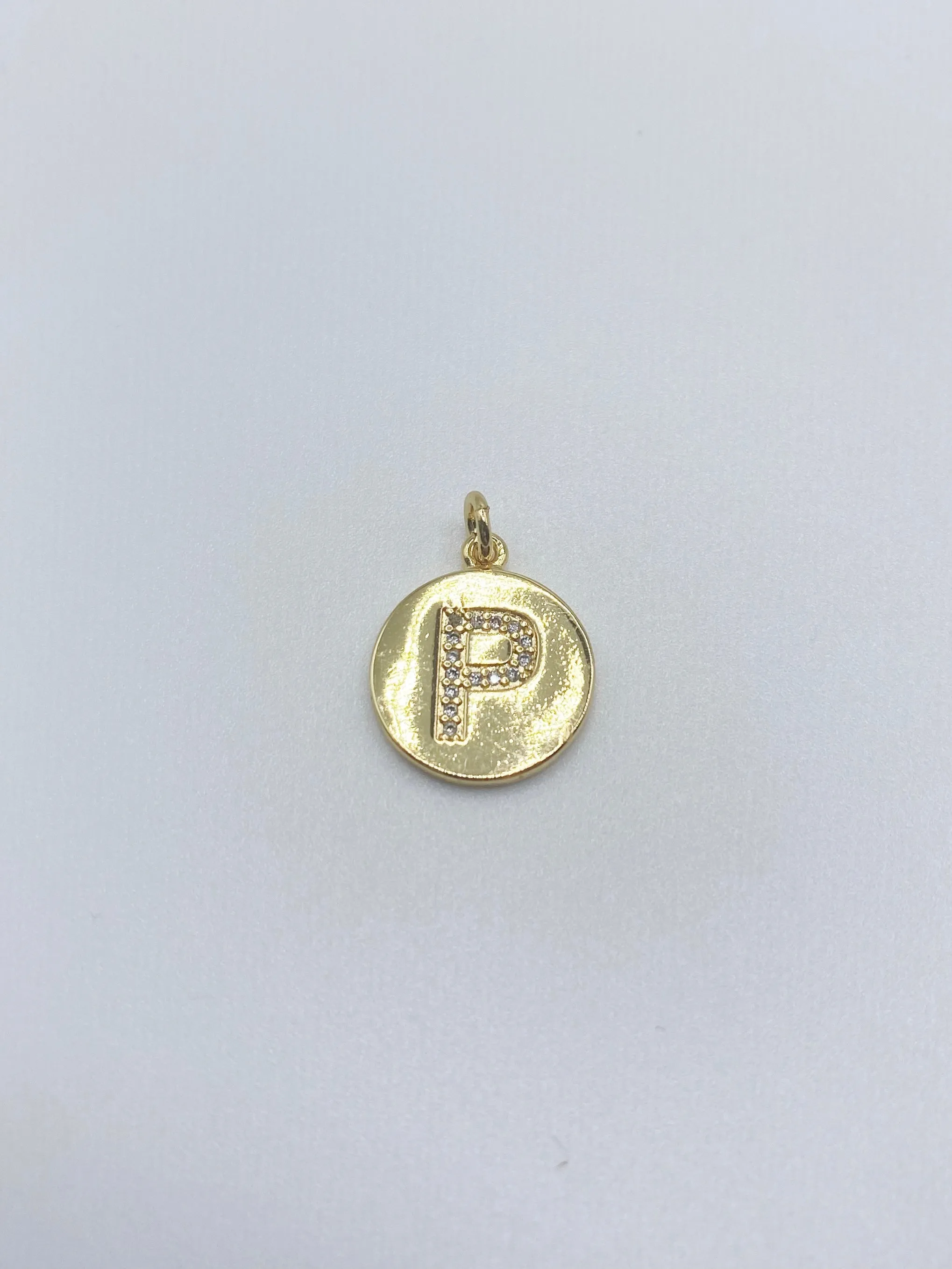 Initial Charm - Pave Circle