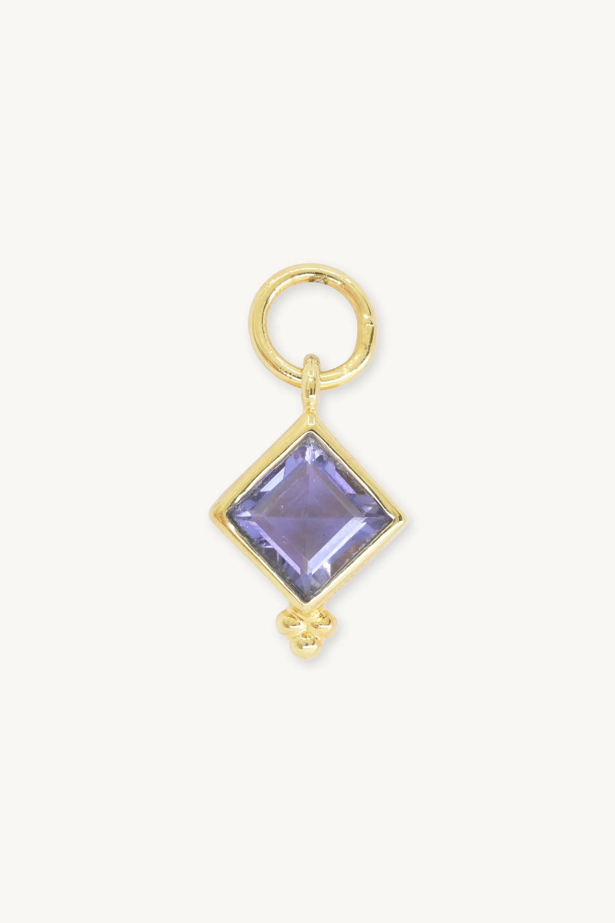 Isla Iolite Gold Charm