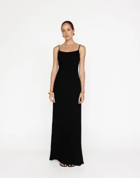 June Maxi Dress (Black)