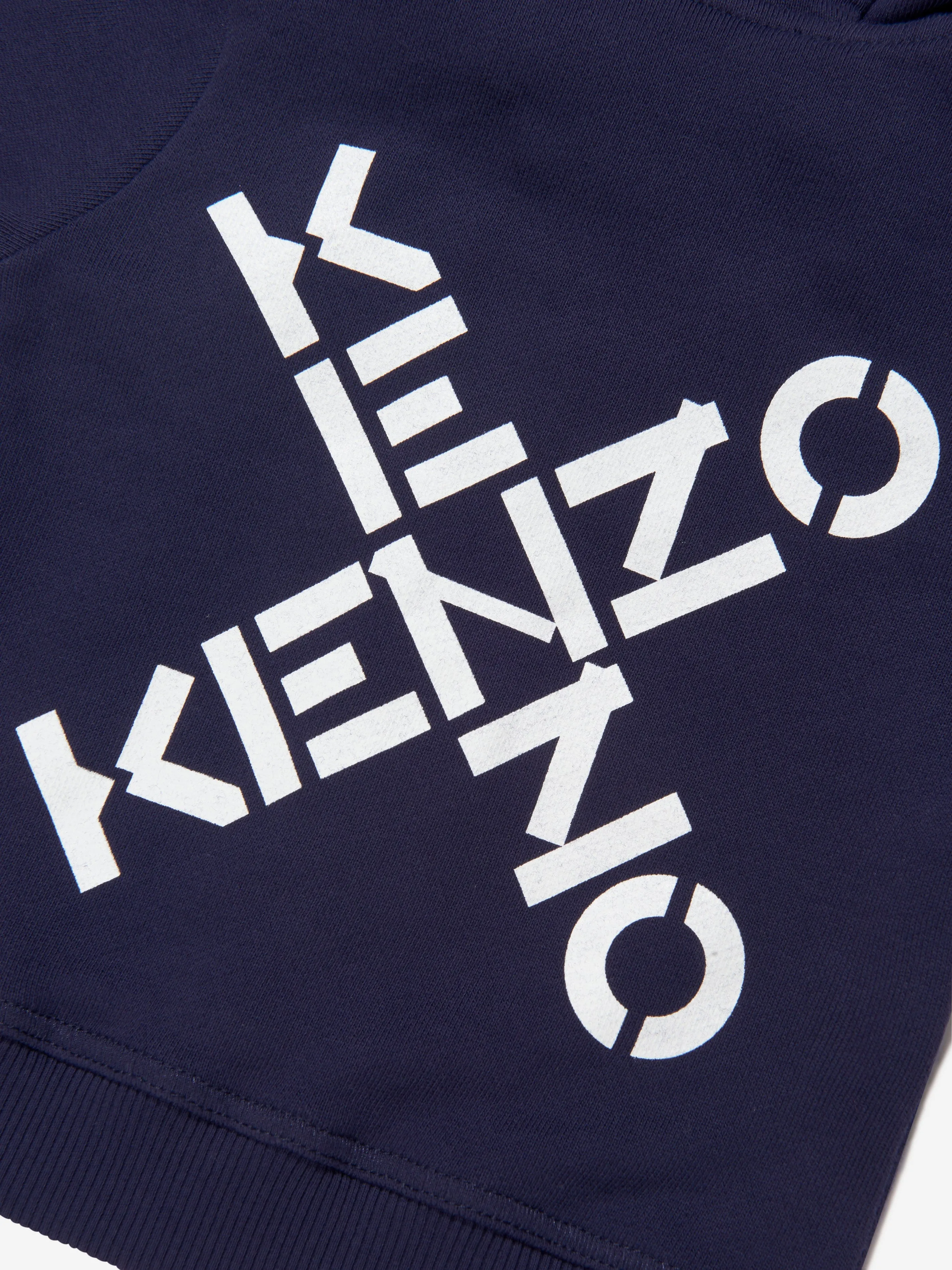 KENZO Baby Boys Cross Logo Zip Up Top